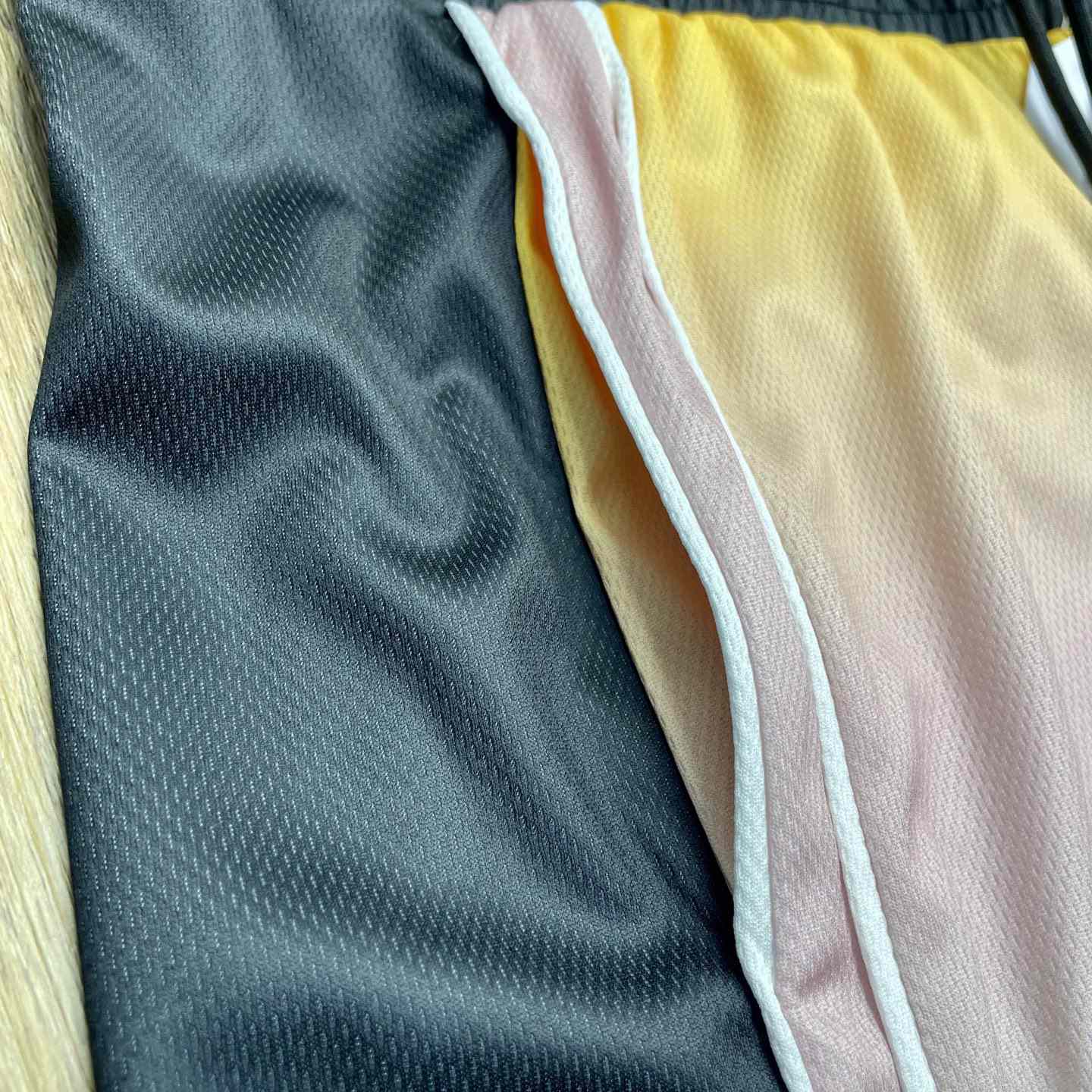 Casablanca Pastel Gradient Football Shorts   C1006 - DopestKickz