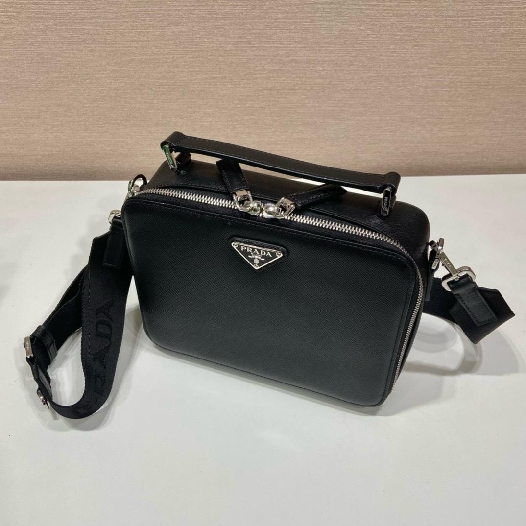Prada Medium Prada Brique Saffiano Leather Bag - DopestKickz