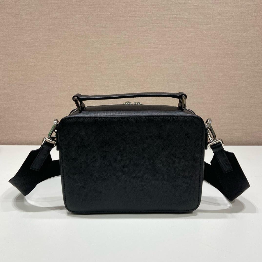 Prada Medium Prada Brique Saffiano Leather Bag - DopestKickz