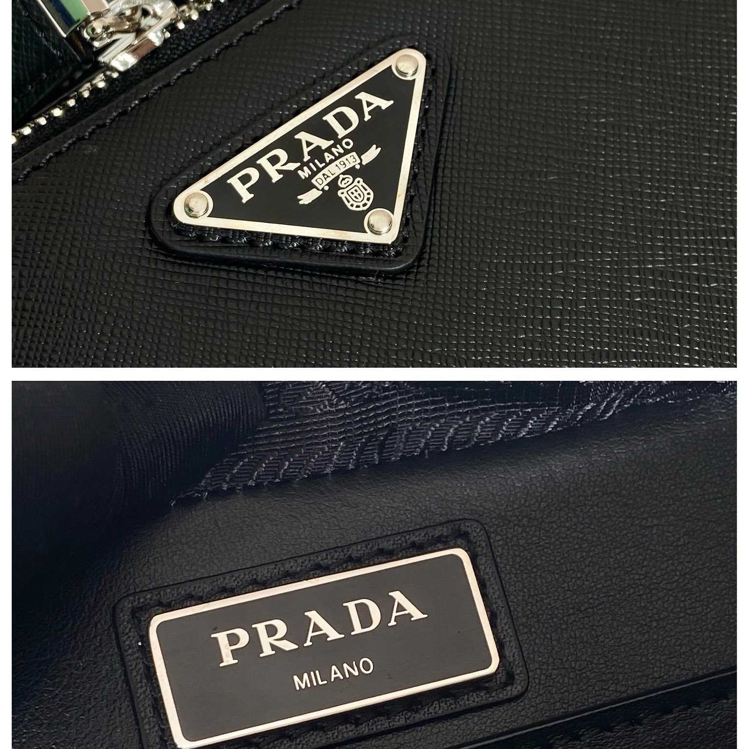Prada Medium Prada Brique Saffiano Leather Bag - DopestKickz