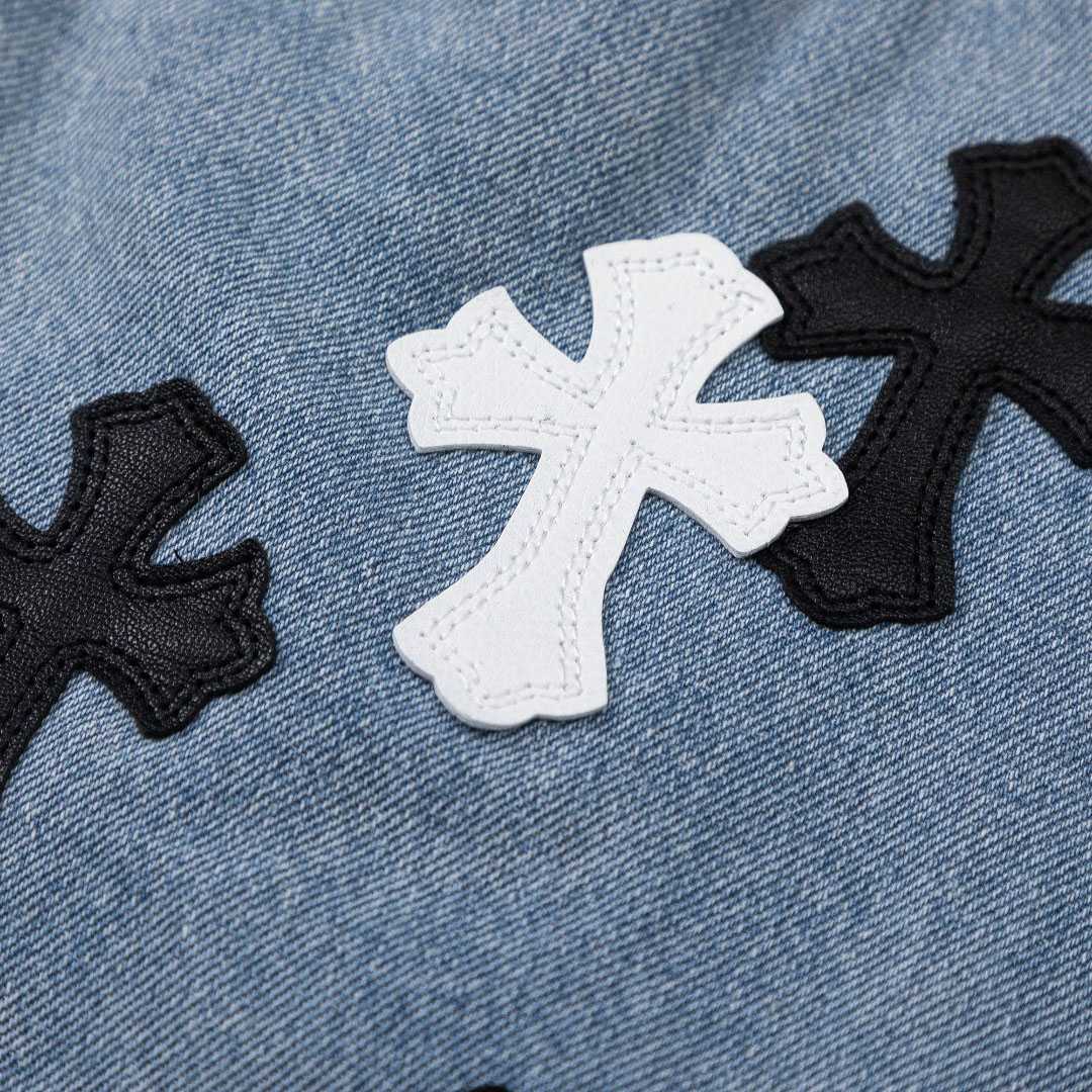 Chrome Hearts Denim Shorts - DopestKickz