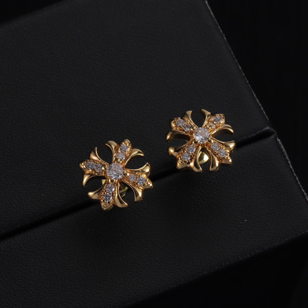 Chrome Heart Earrings - DopestKickz