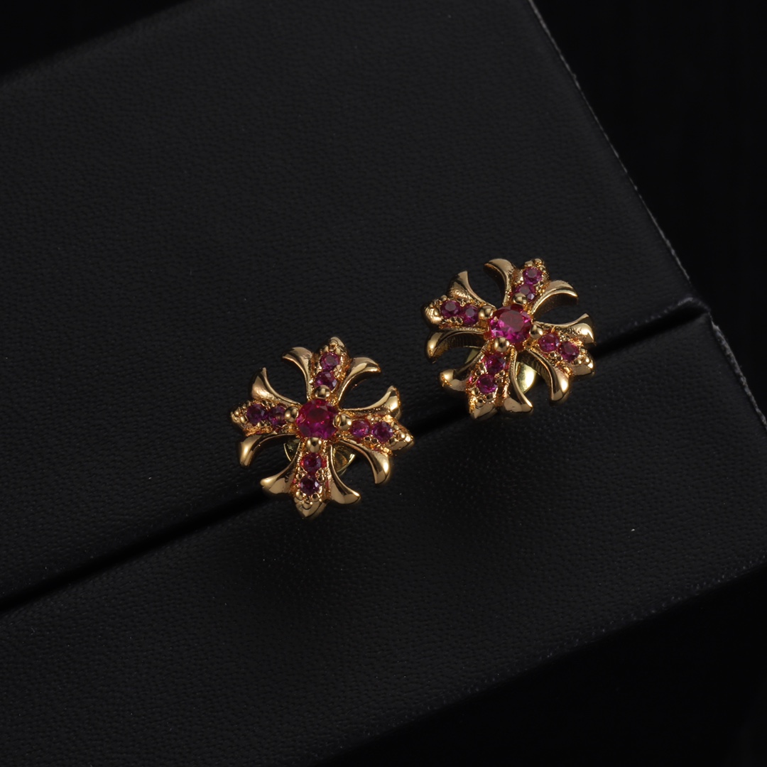 Chrome Heart Earrings - DopestKickz