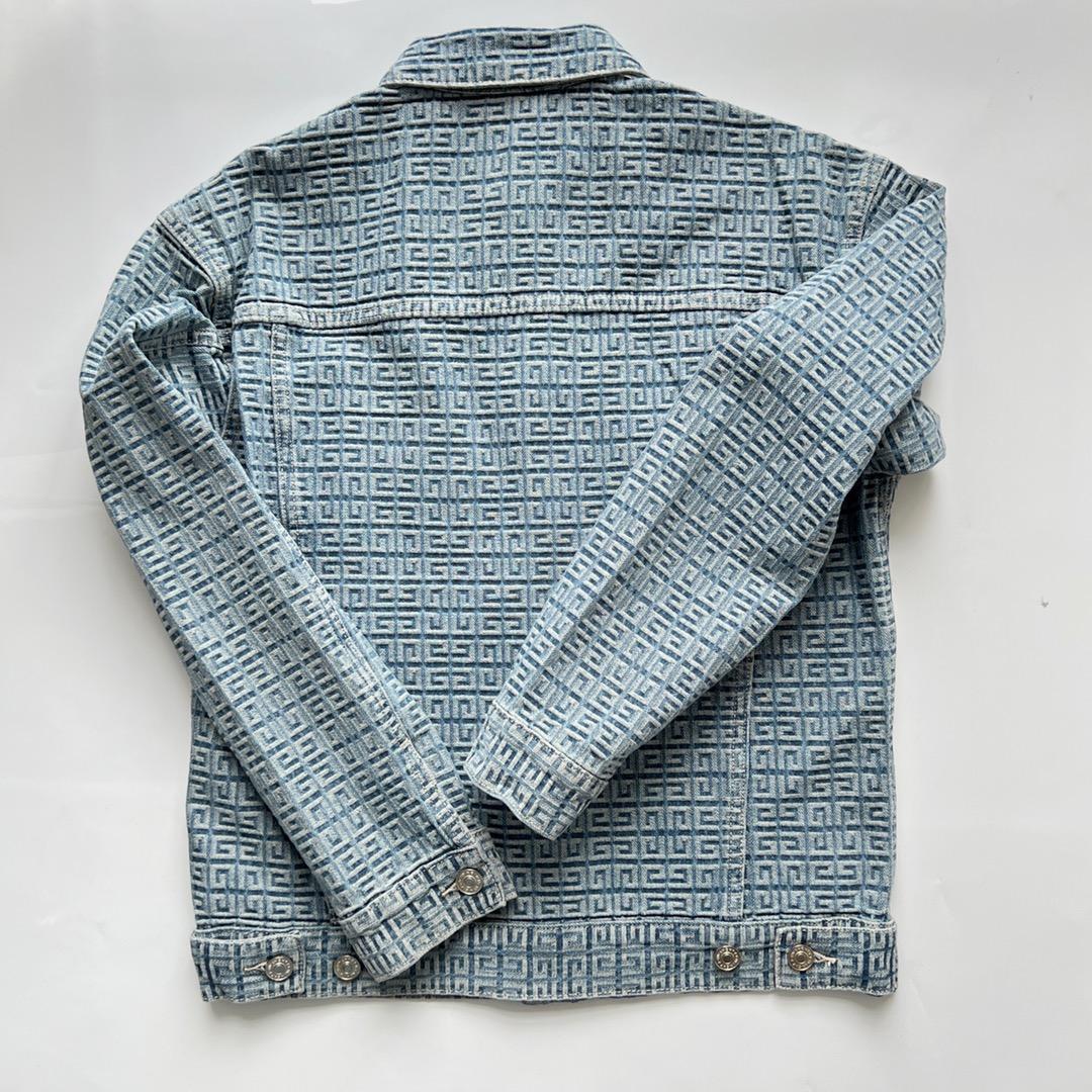 Givenchy Jacket In 4G Denim YF2012   (50% Off Sale) - DopestKickz