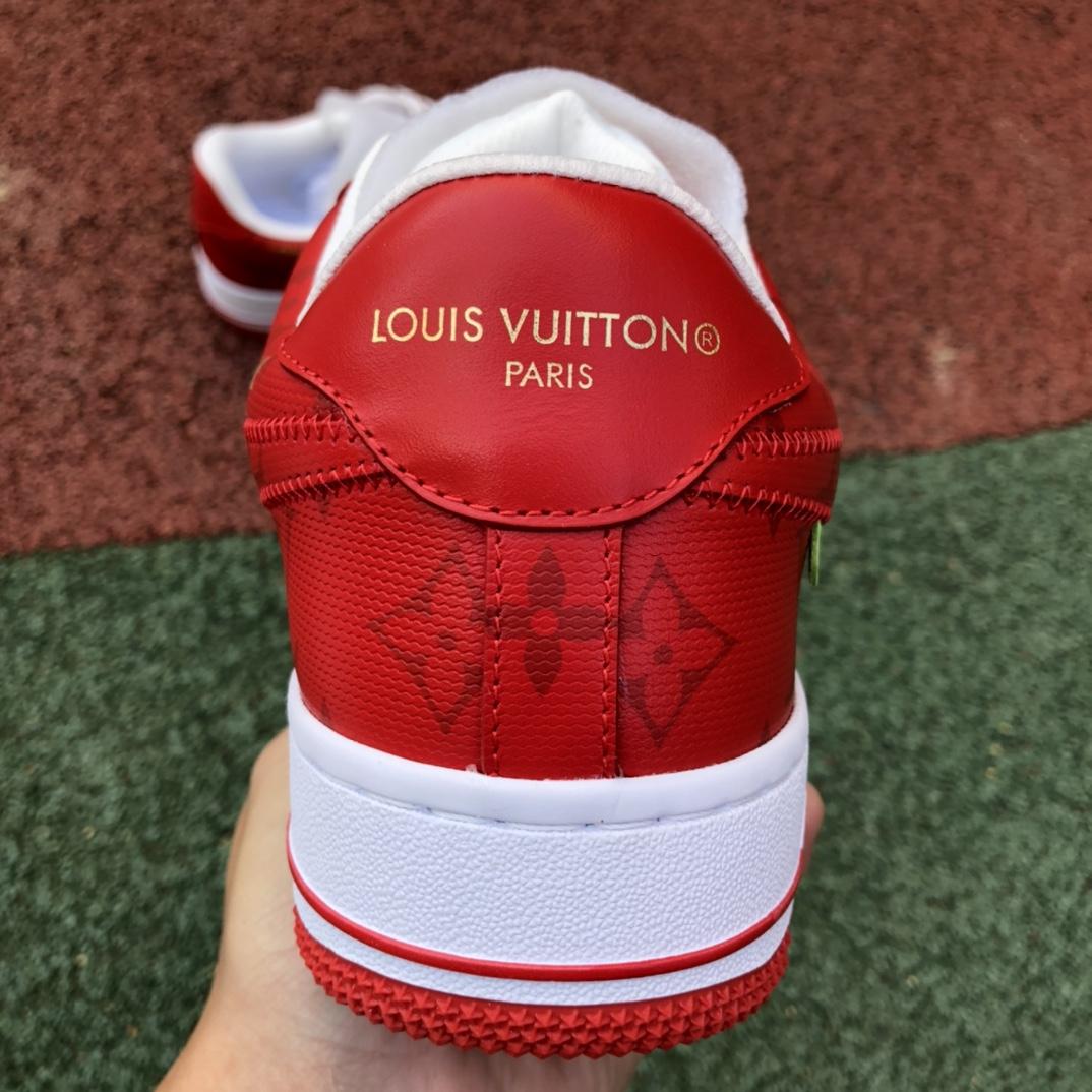 Louis Vuitton x Nike Air Force 1 Low Sneaker    - DopestKickz