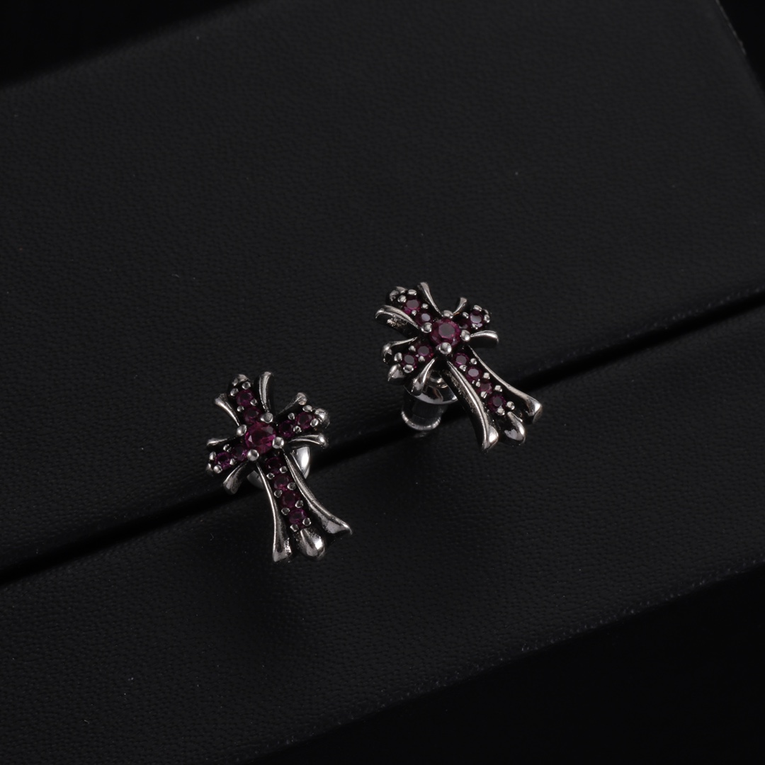 Chrome Heart Earrings - DopestKickz