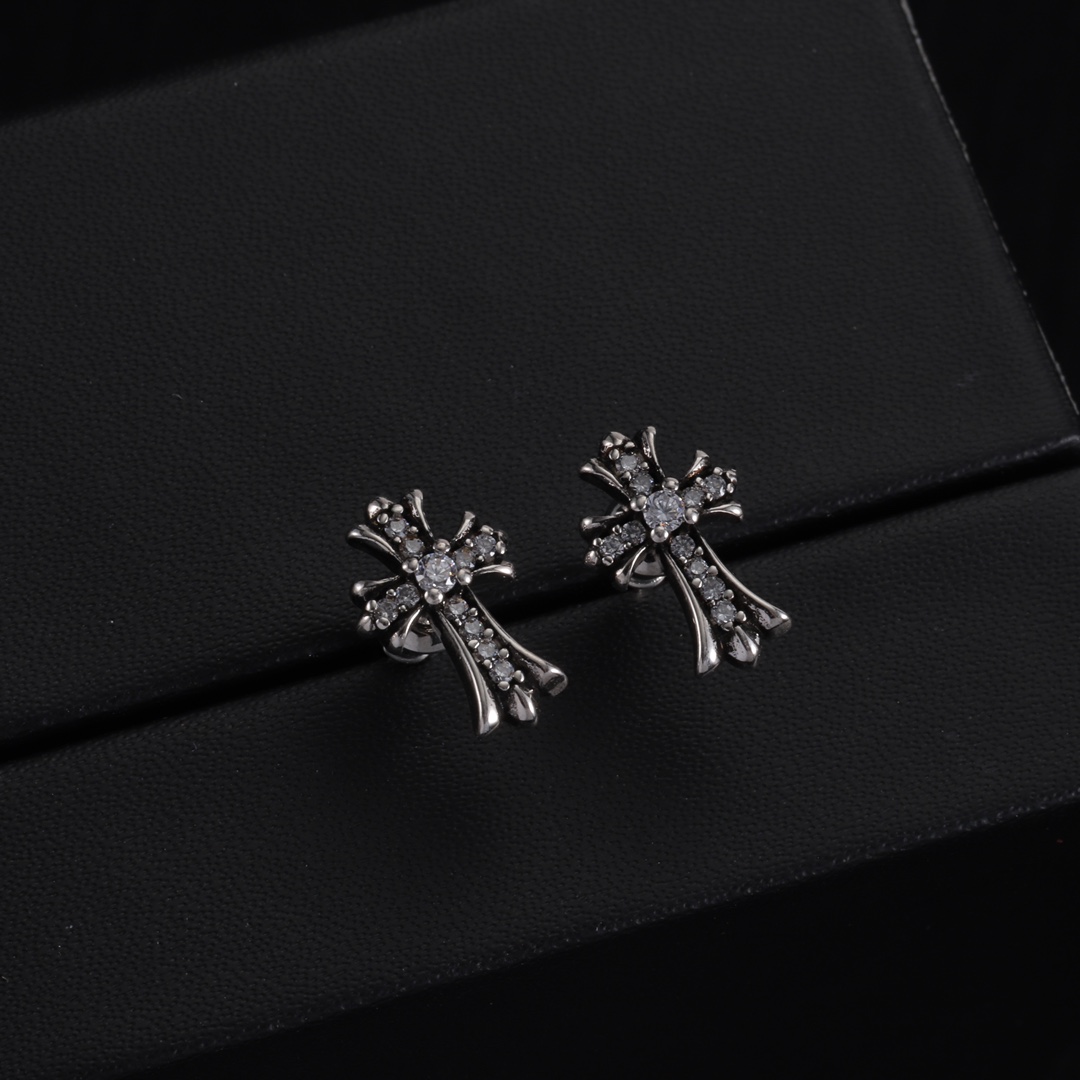 Chrome Heart Earrings - DopestKickz