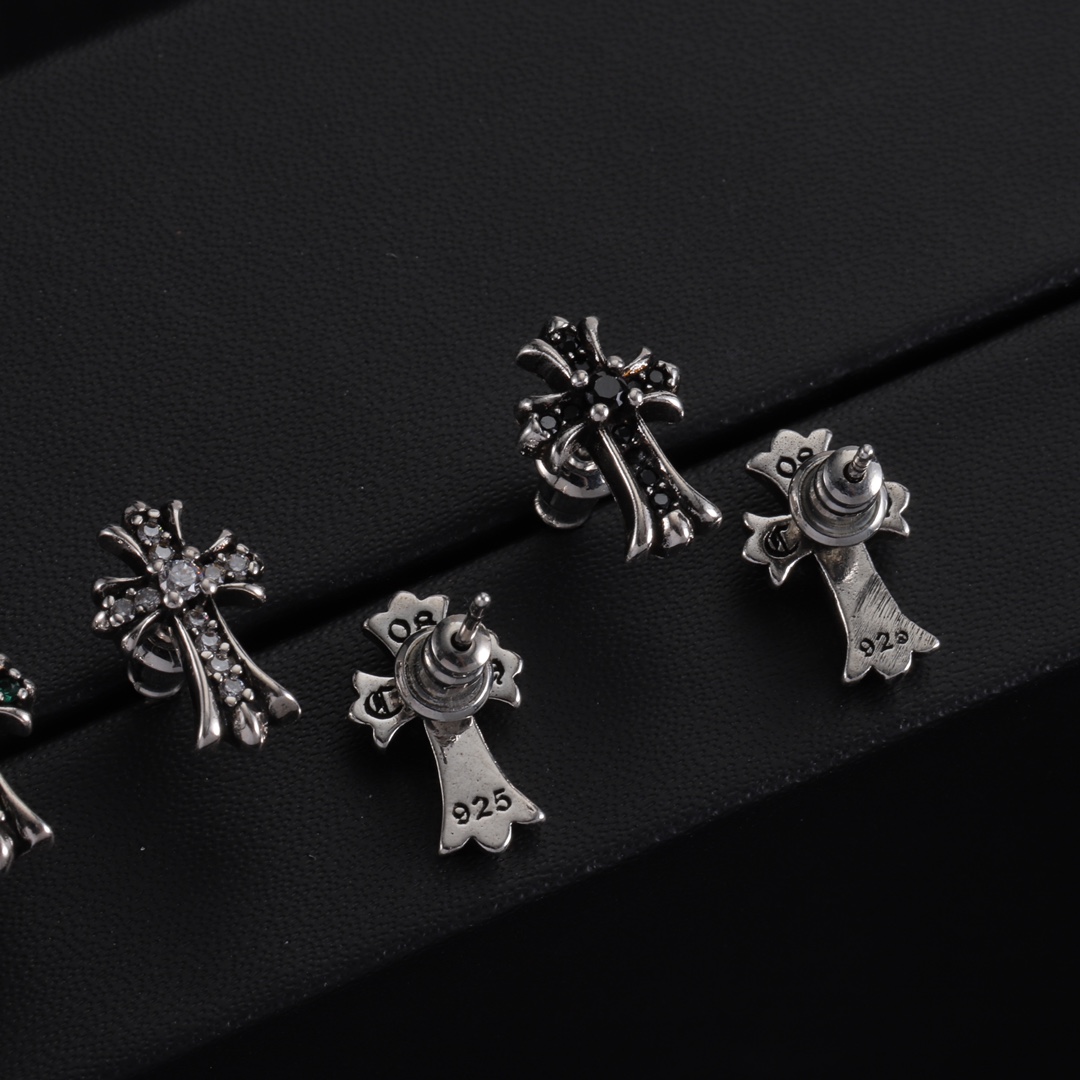 Chrome Heart Earrings - DopestKickz