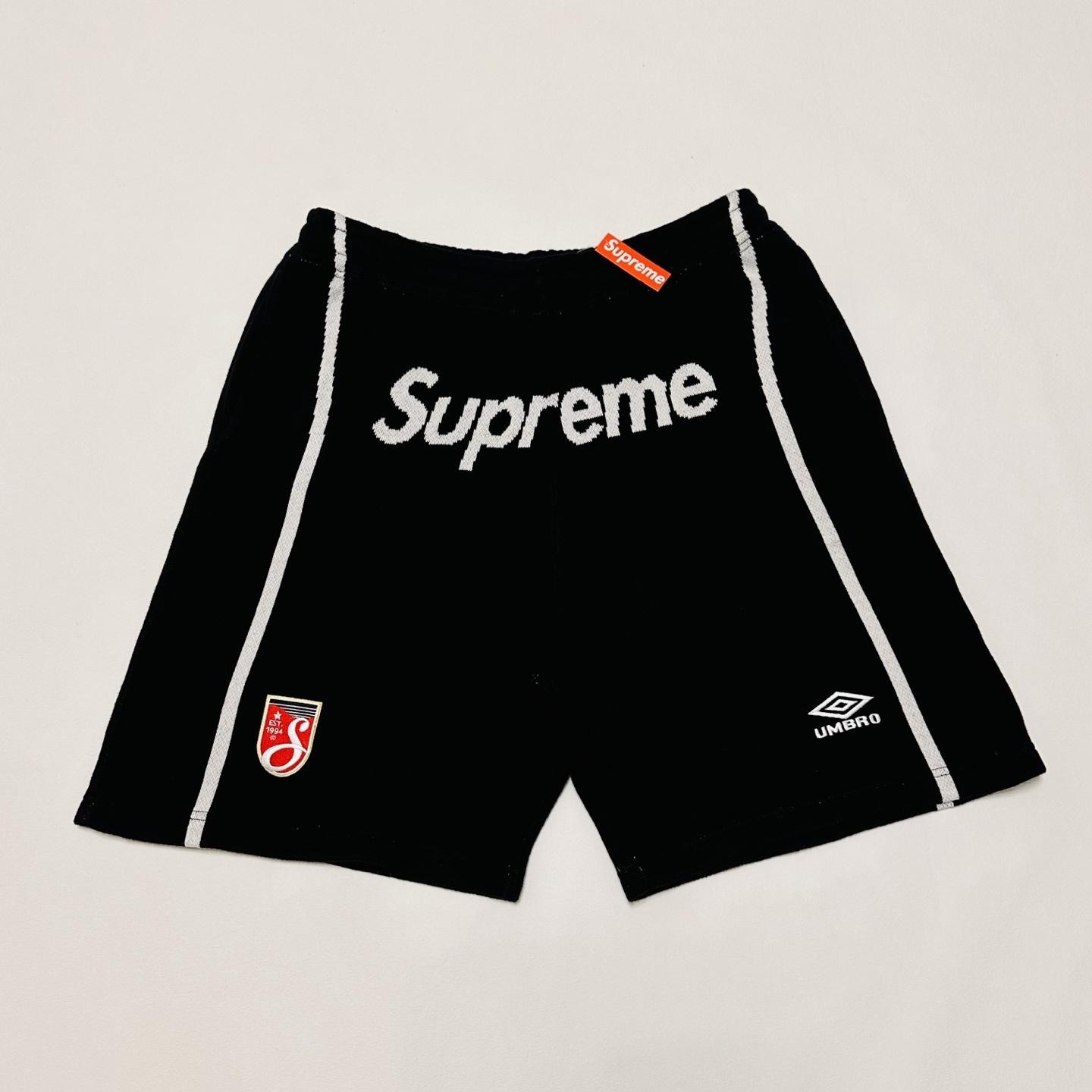 Supreme x Umbro Knit Soccer Short 'Black'  - DopestKickz