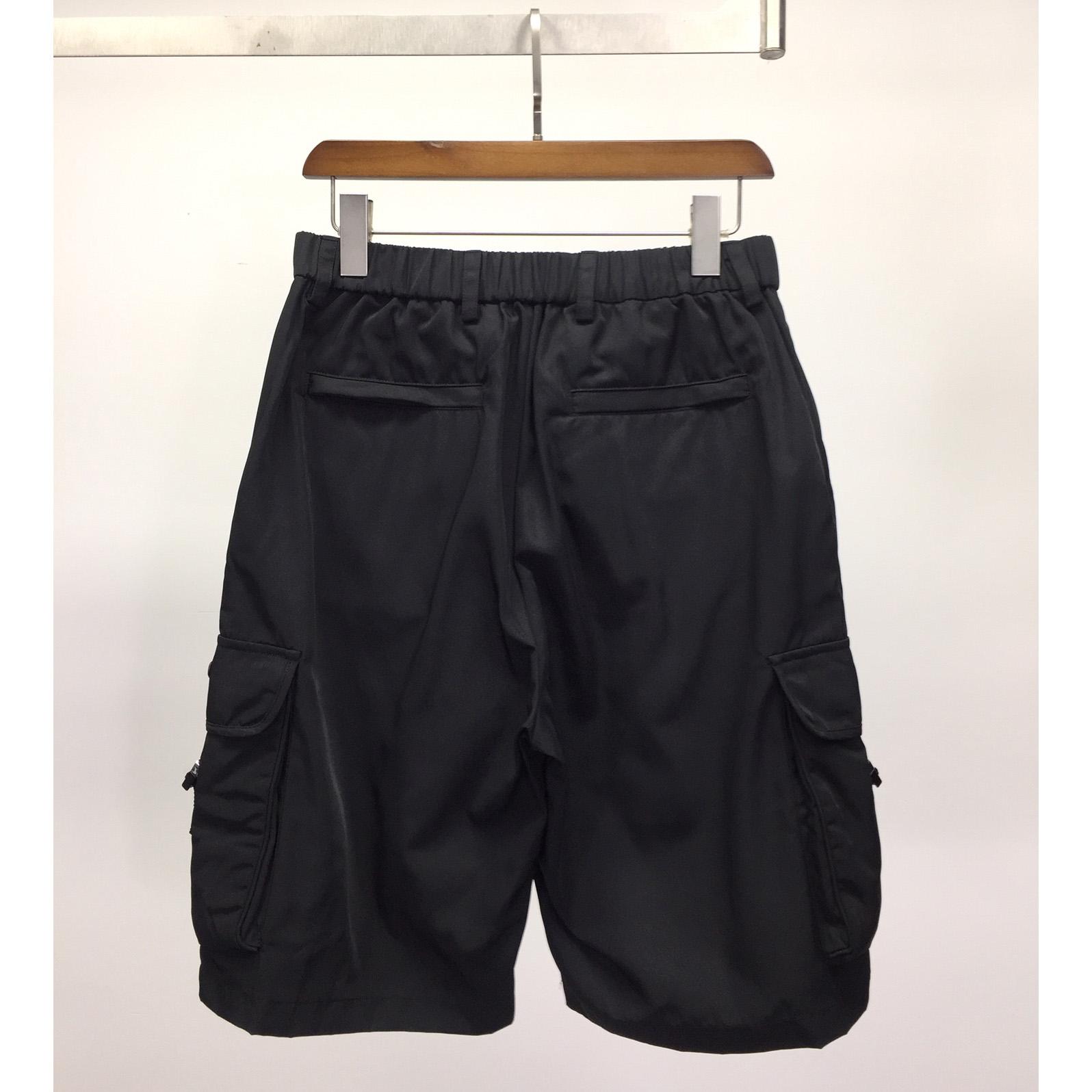 Prada Logo Shorts In Black YF2014  (50% Off Sale) - DopestKickz
