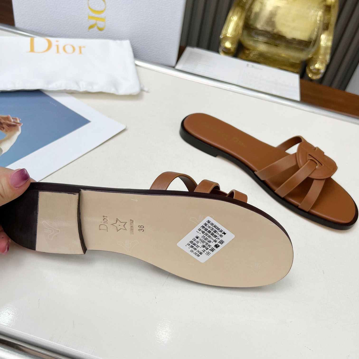 Dior D-Lane Slide - DopestKickz