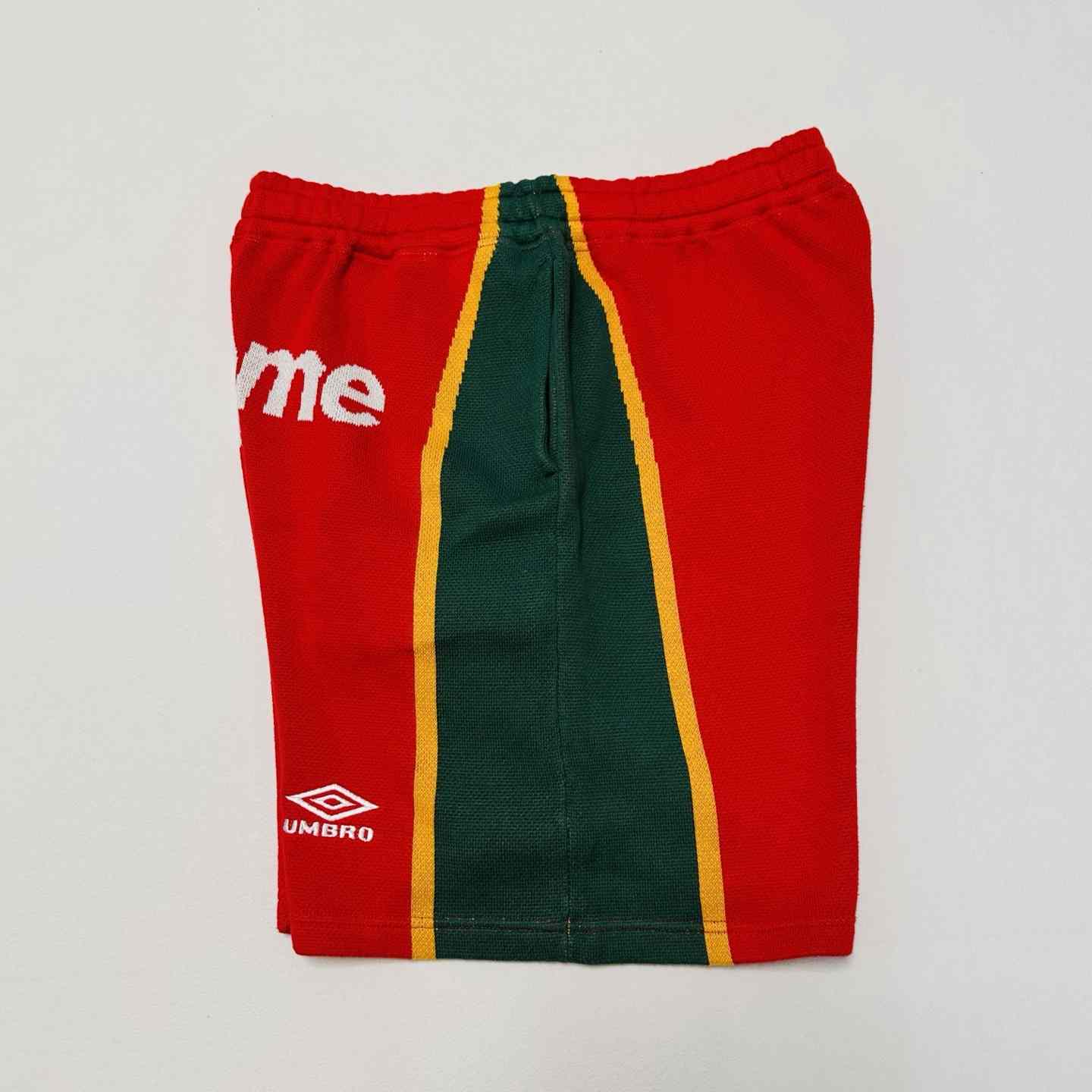 Supreme x Umbro Knit Soccer Short 'Red'  - DopestKickz