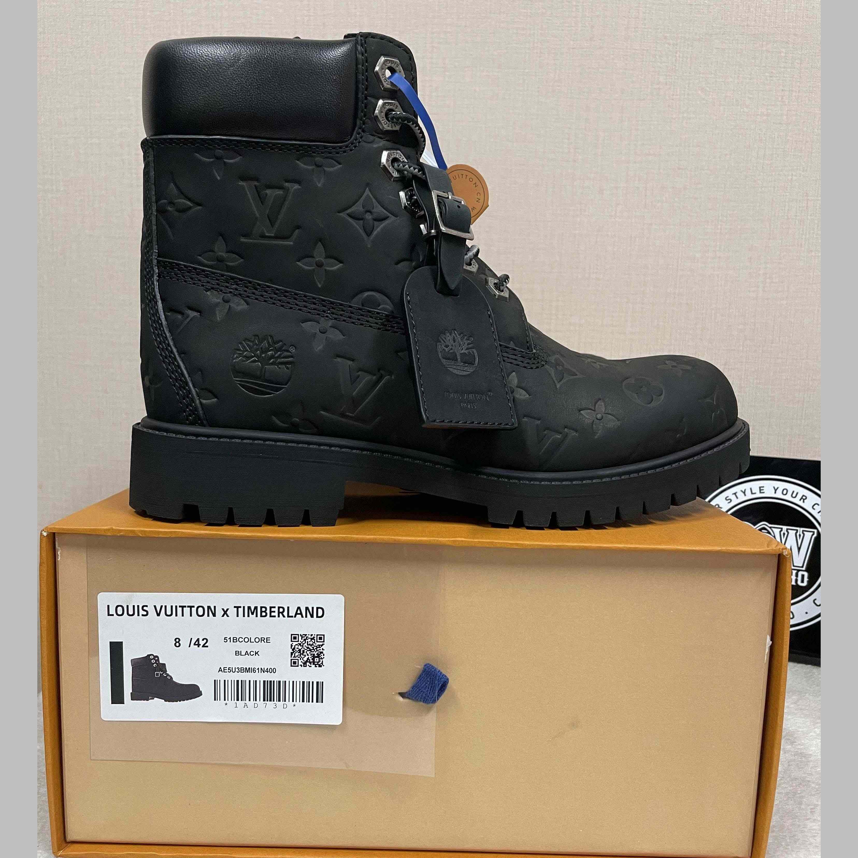 Louis Vuitton x Timberland Ankle Boot - DopestKickz
