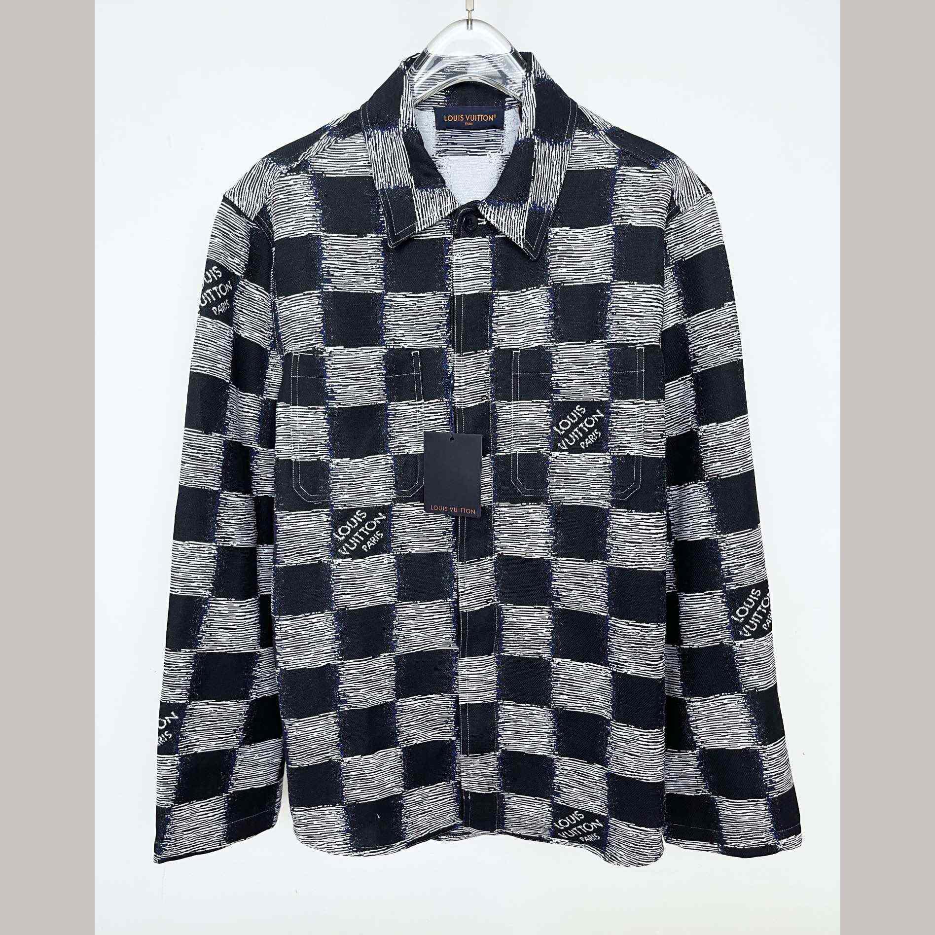 Louis Vuitton Damier Wool Overshirt yf1212 (50% Off Sale) - DopestKickz