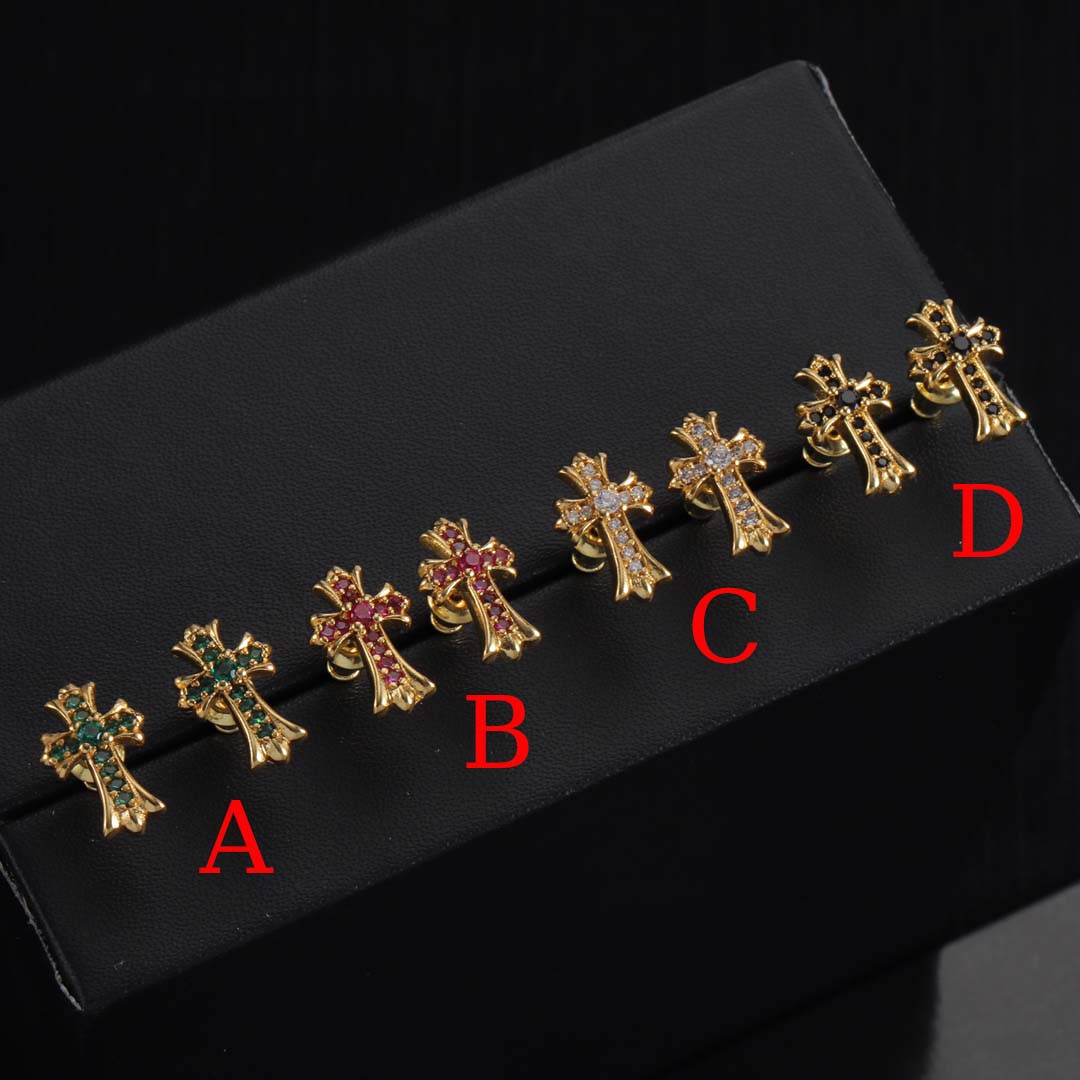 Chrome Heart Earrings - DopestKickz