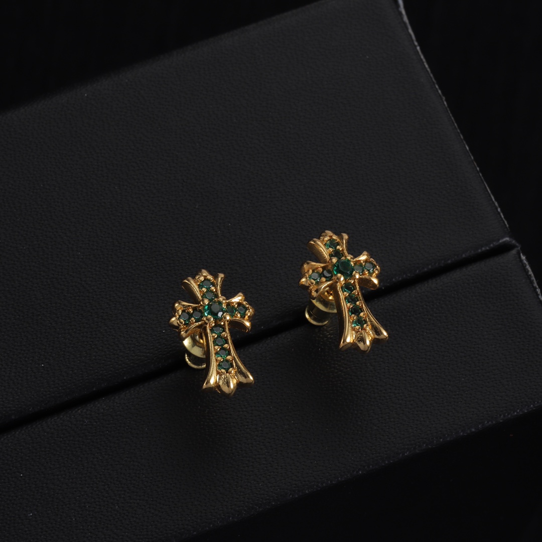 Chrome Heart Earrings - DopestKickz