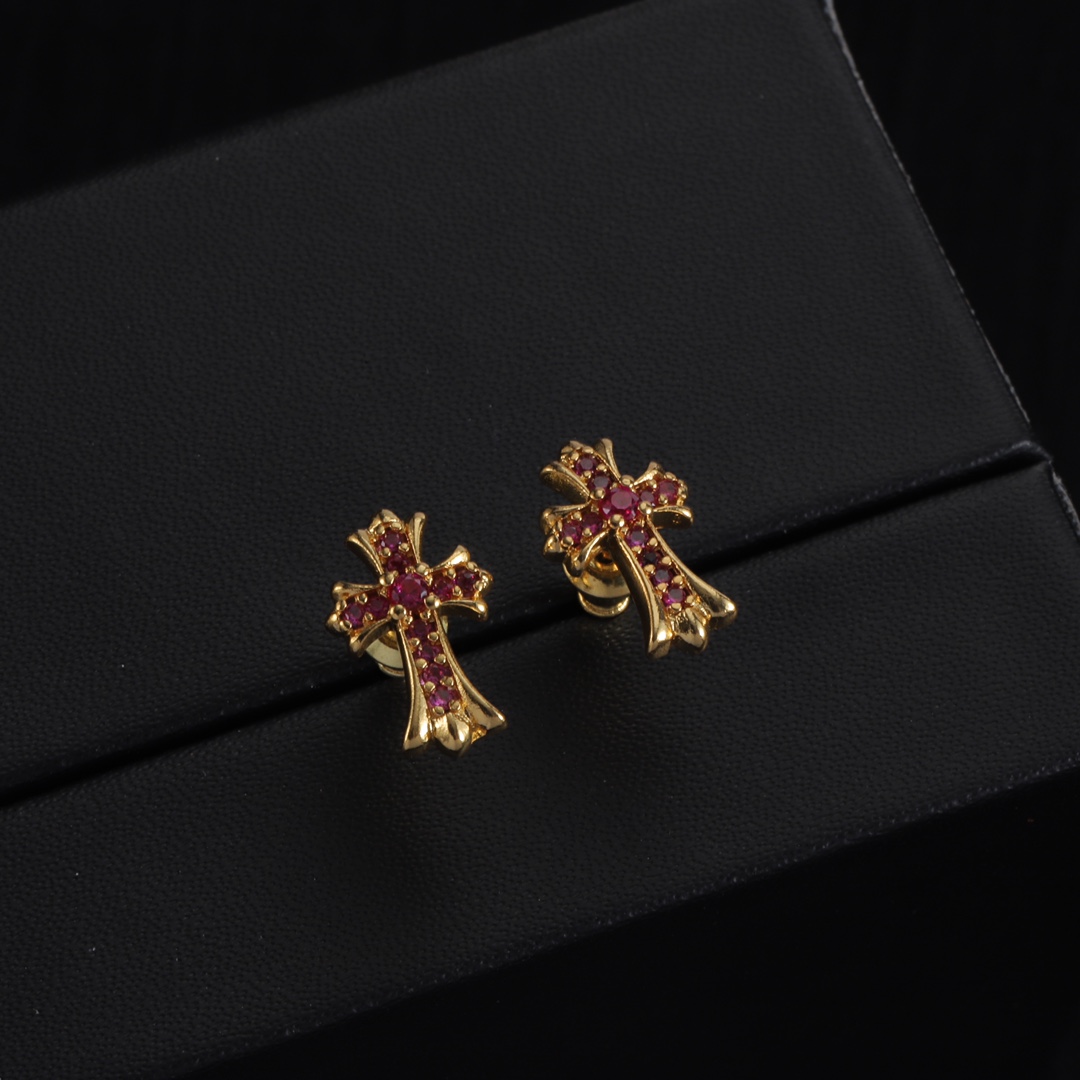 Chrome Heart Earrings - DopestKickz