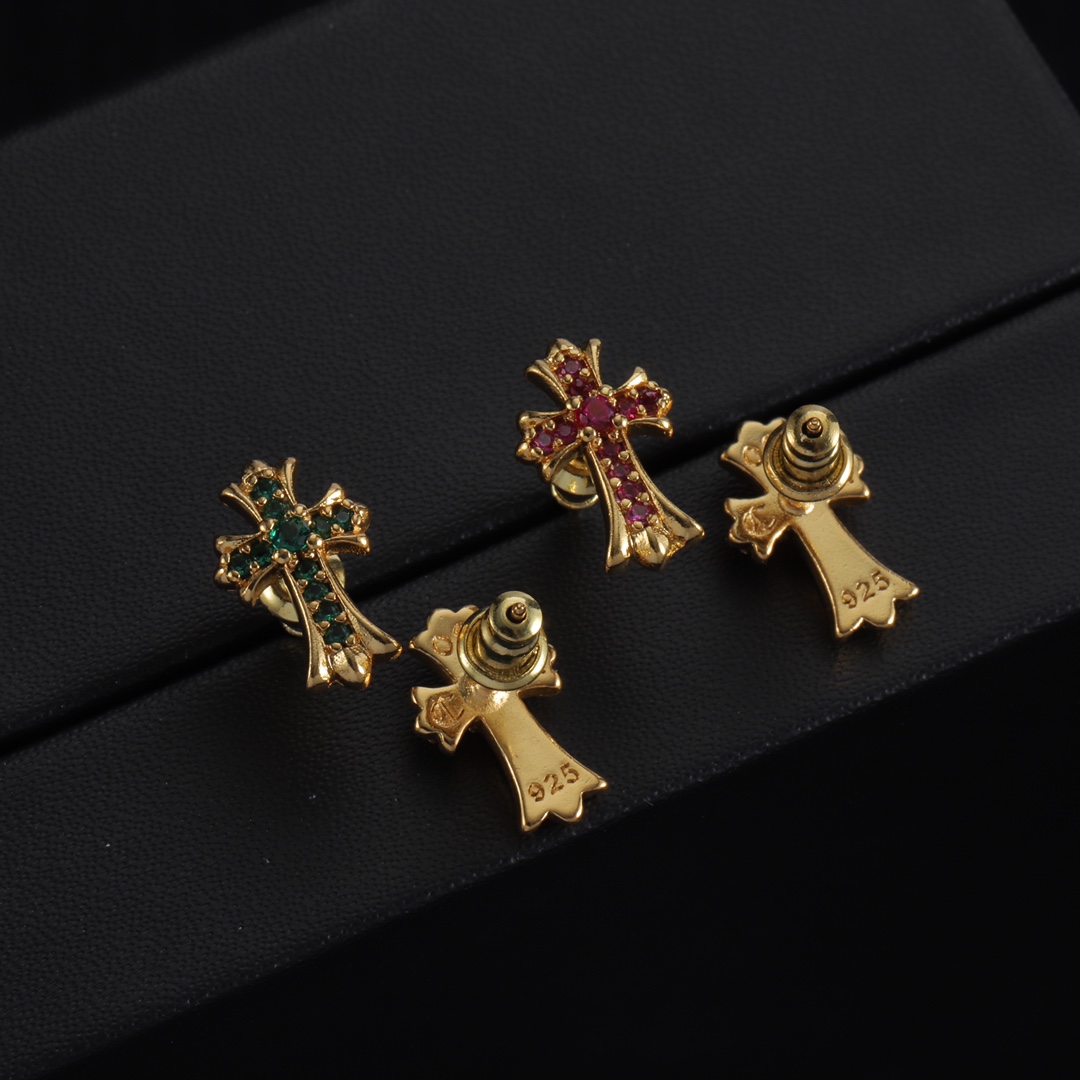 Chrome Heart Earrings - DopestKickz