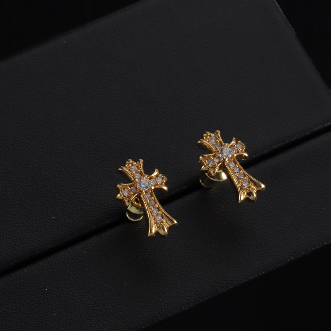 Chrome Heart Earrings - DopestKickz