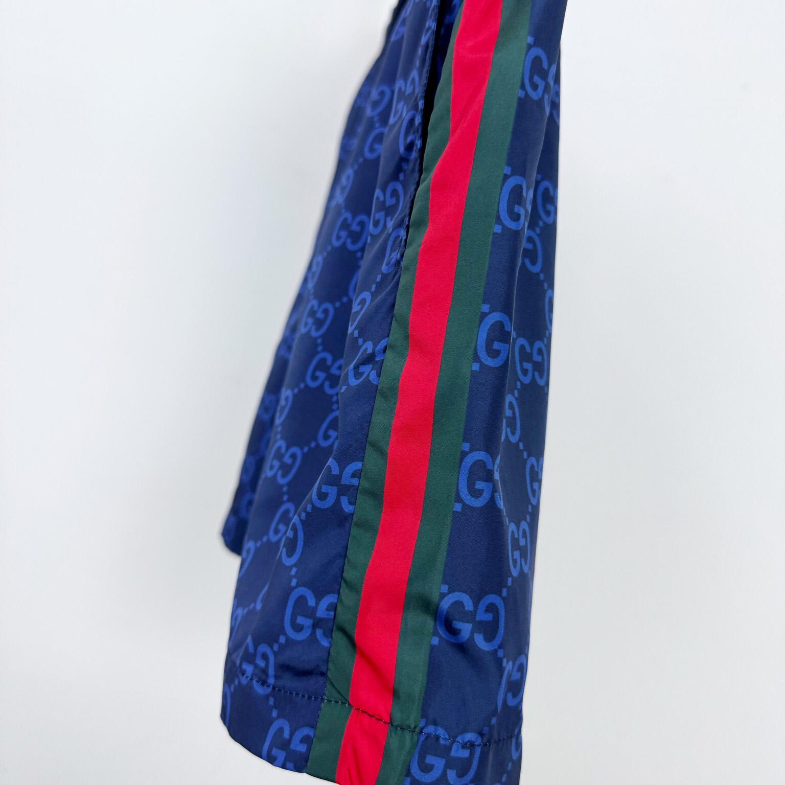 Gucci Printed Poplin Tech Swim Shorts - DopestKickz