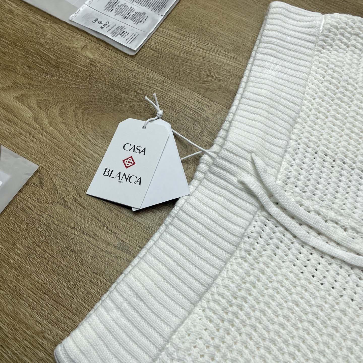 Casablanca Wavy Knit Cotton Shorts     Z6010 - DopestKickz