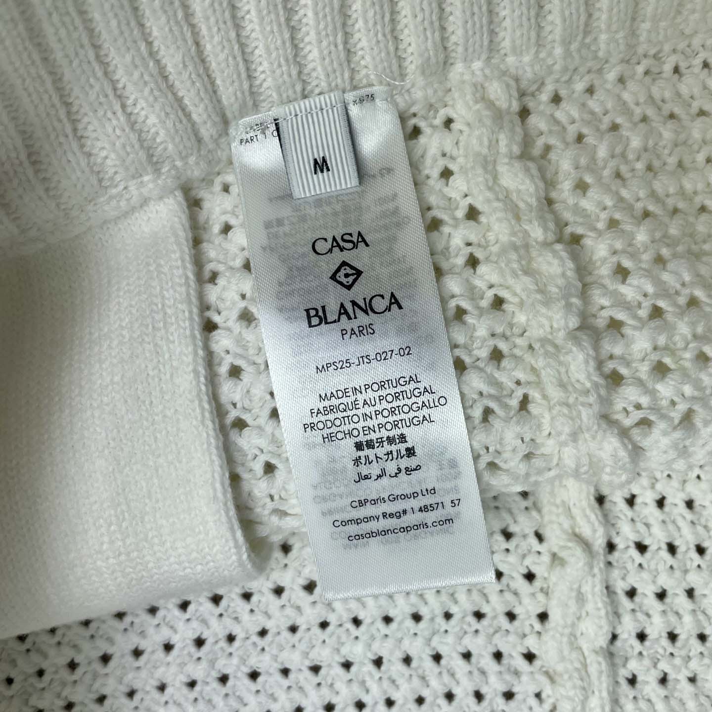 Casablanca Wavy Knit Cotton Shorts     Z6010 - DopestKickz