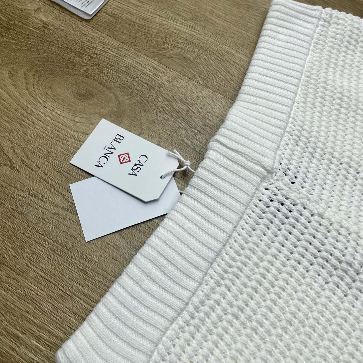 Casablanca Wavy Knit Cotton Shorts     Z6010 - DopestKickz