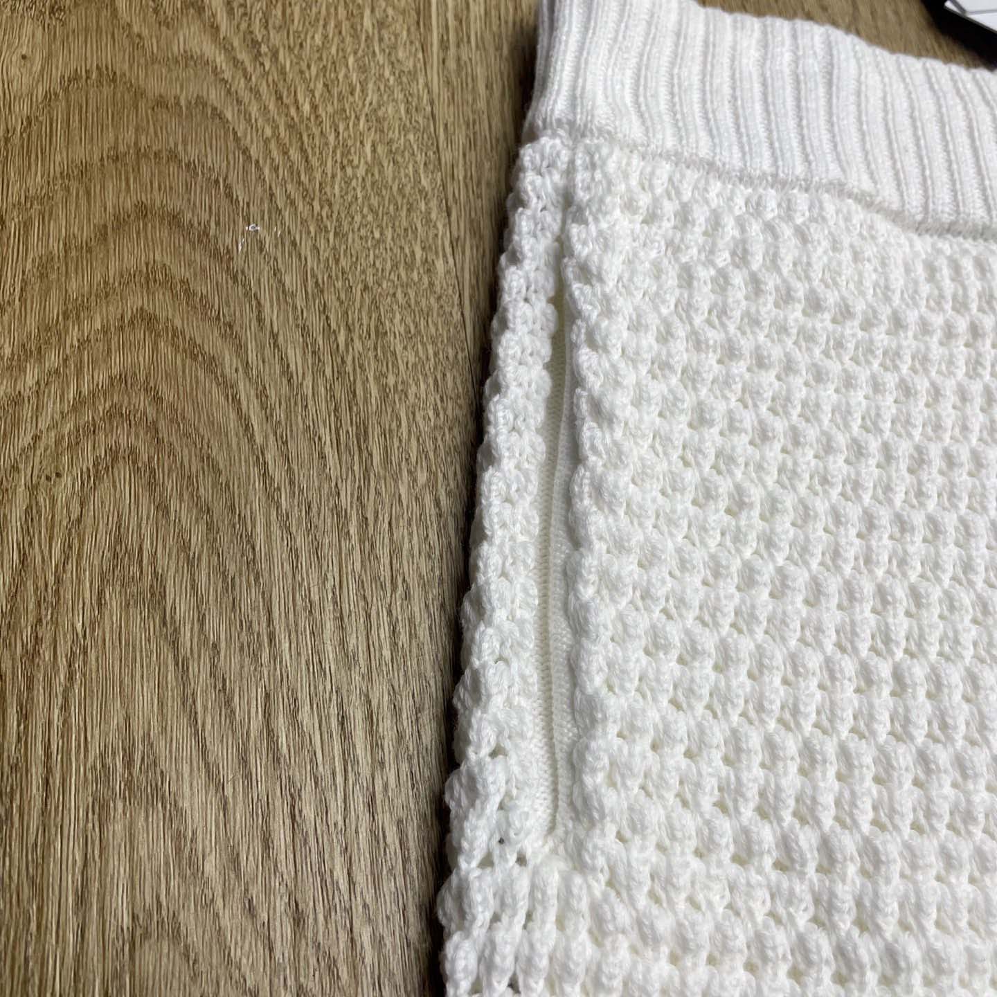 Casablanca Wavy Knit Cotton Shorts     Z6010 - DopestKickz