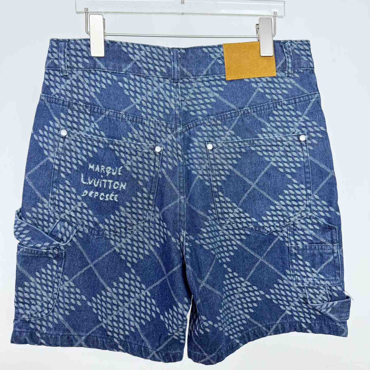 Louis Vuitton Denim Carpenter Shorts    1AGIWB - DopestKickz
