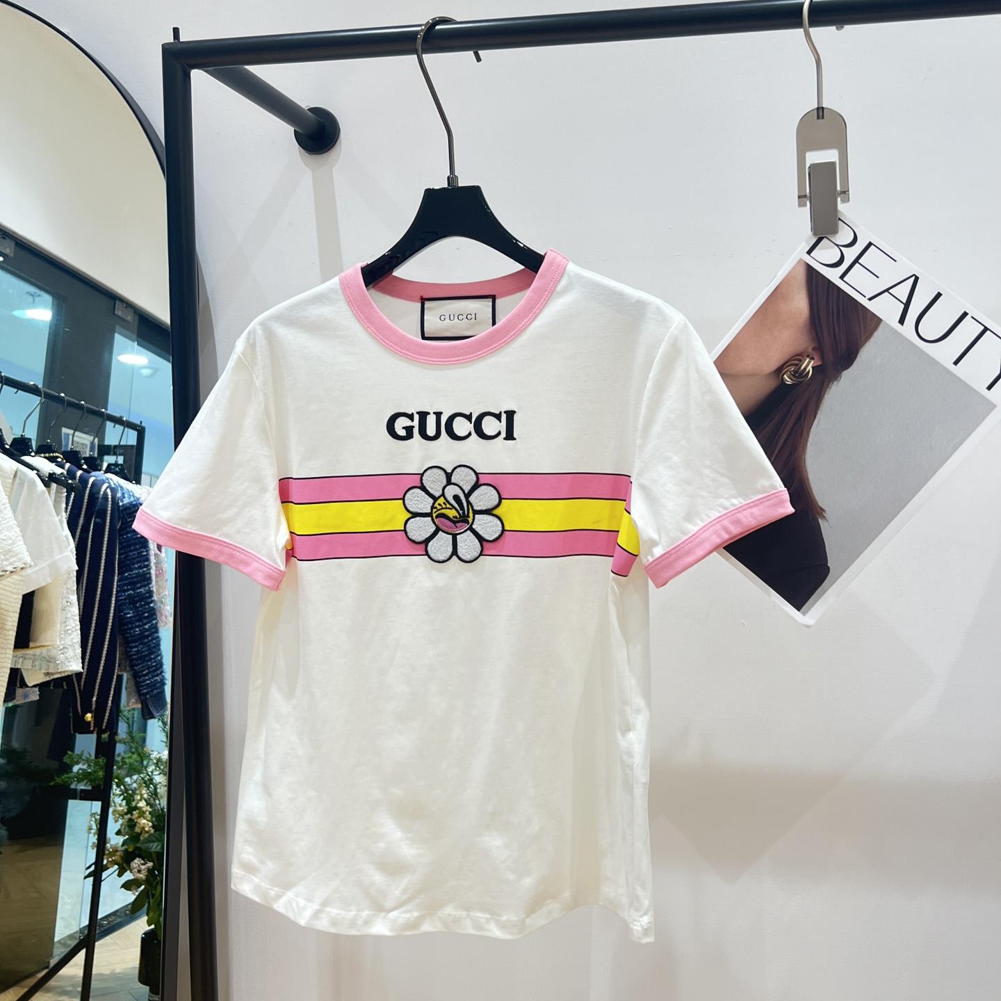 Gucci Cotton Jersey Printed T-shirt yf1213 (50% Off Sale) - DopestKickz