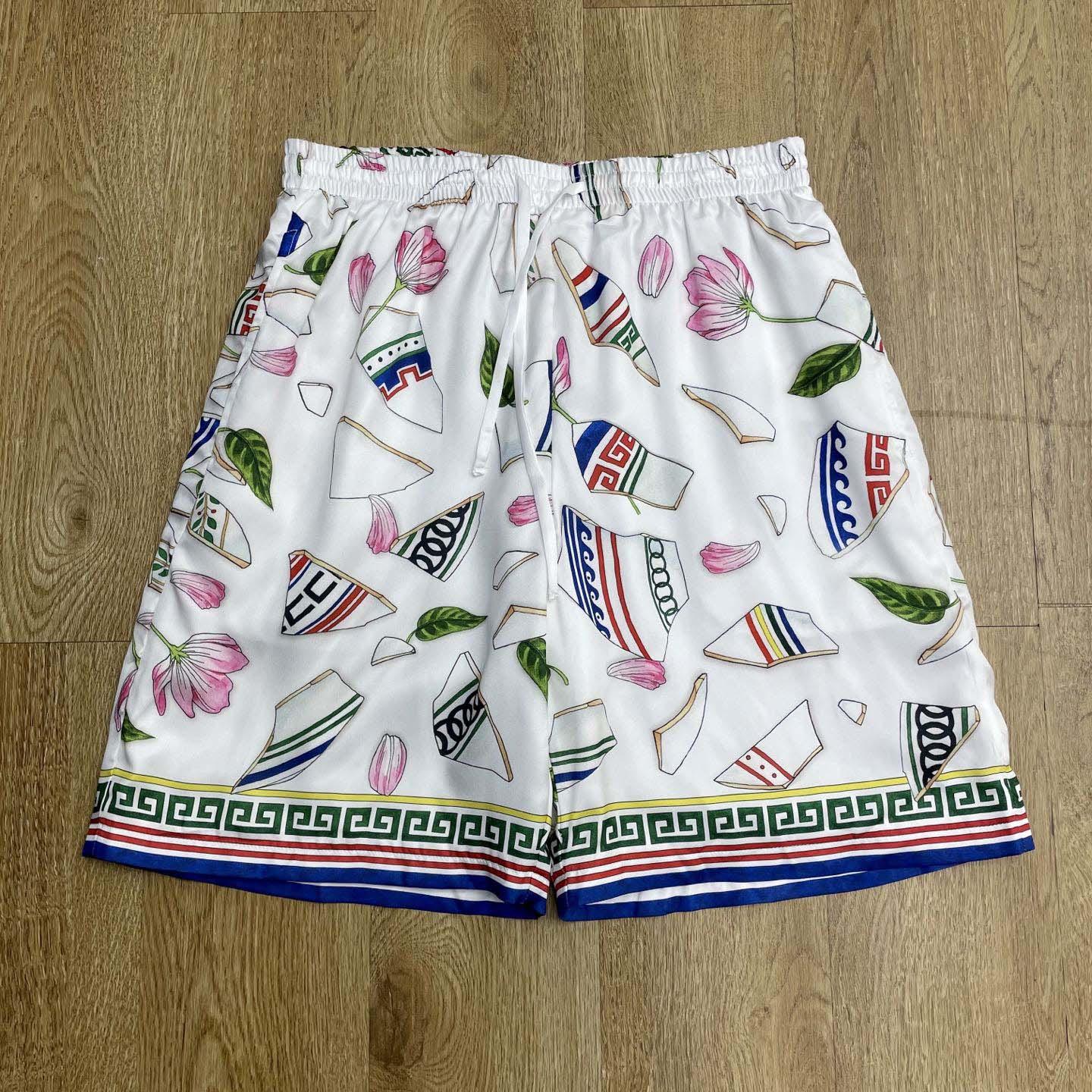 Casablanca Drawstring Shorts   CA3532 - DopestKickz