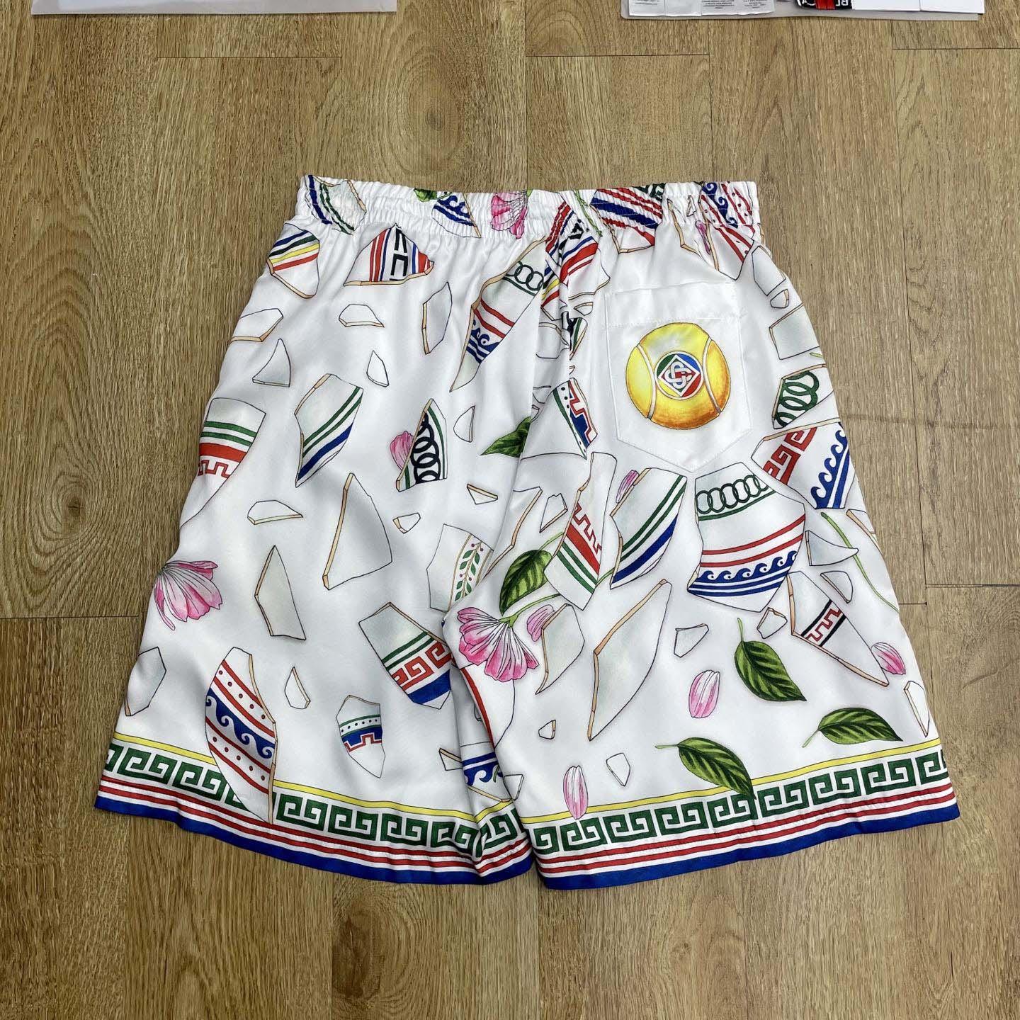 Casablanca Drawstring Shorts   CA3532 - DopestKickz