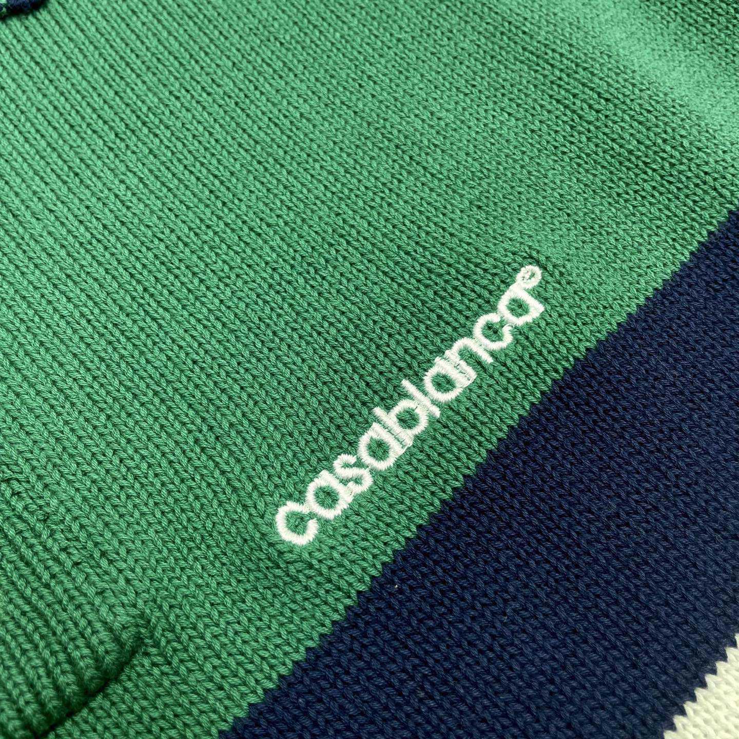 Casablanca Colourblock Polo Shirt    D0088 - DopestKickz