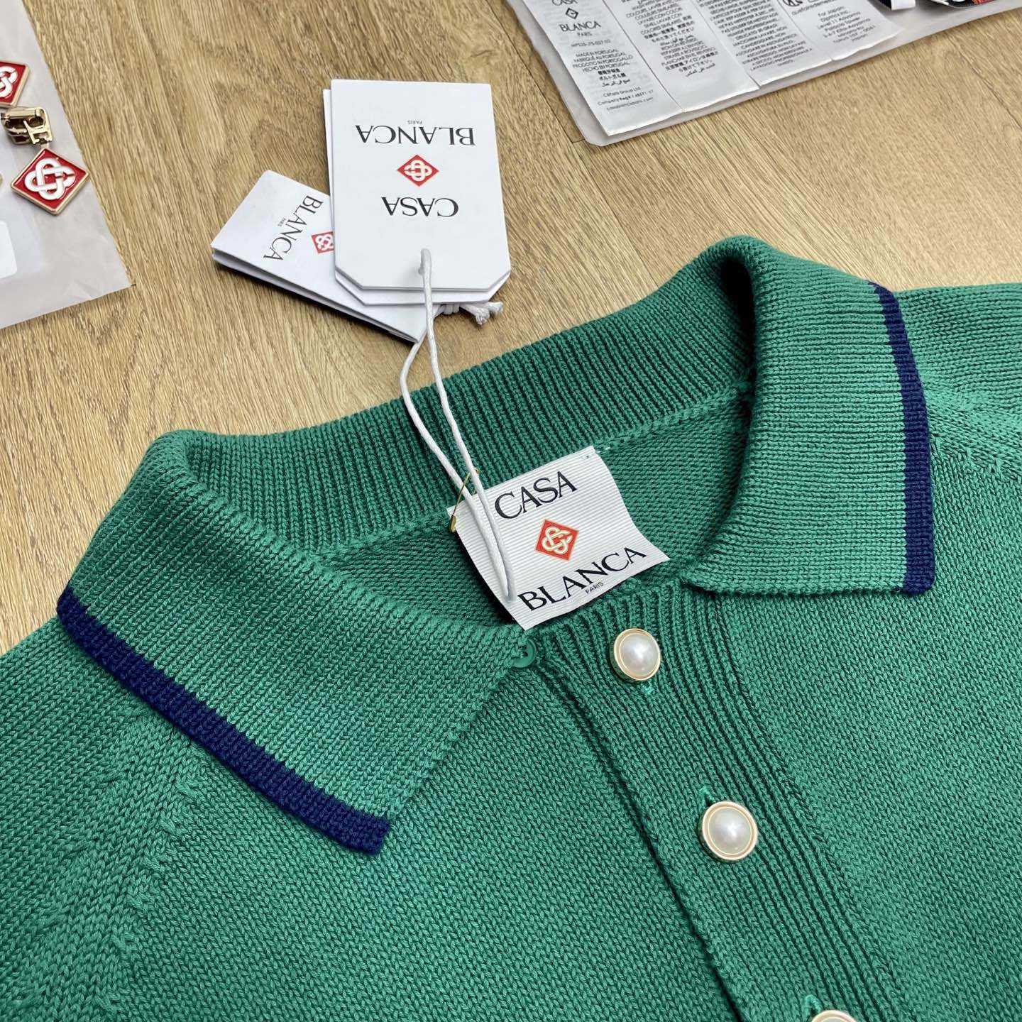 Casablanca Colourblock Polo Shirt    D0088 - DopestKickz