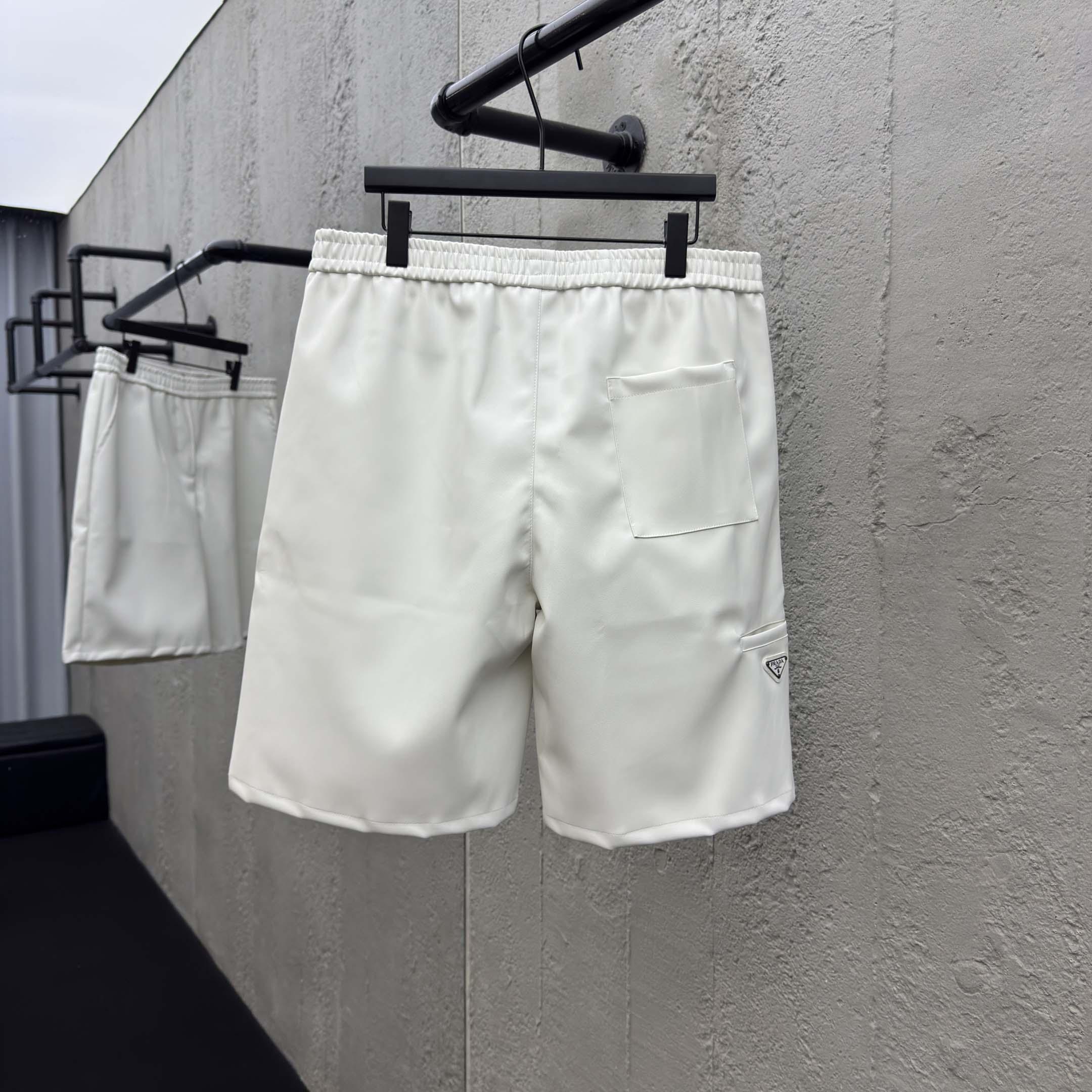 Prada Nappa Leather Bermudas - DopestKickz