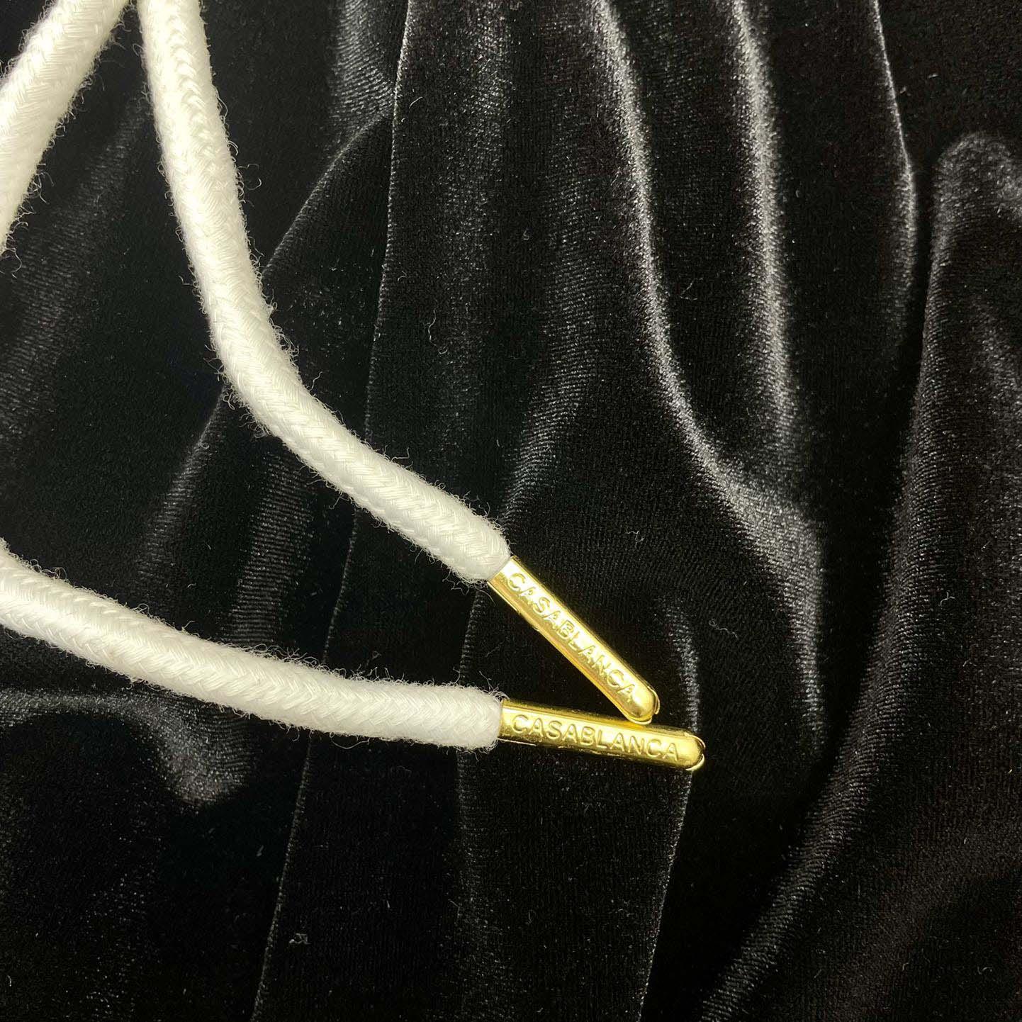 Casablanca Velour Laurel Shorts   c937 - DopestKickz