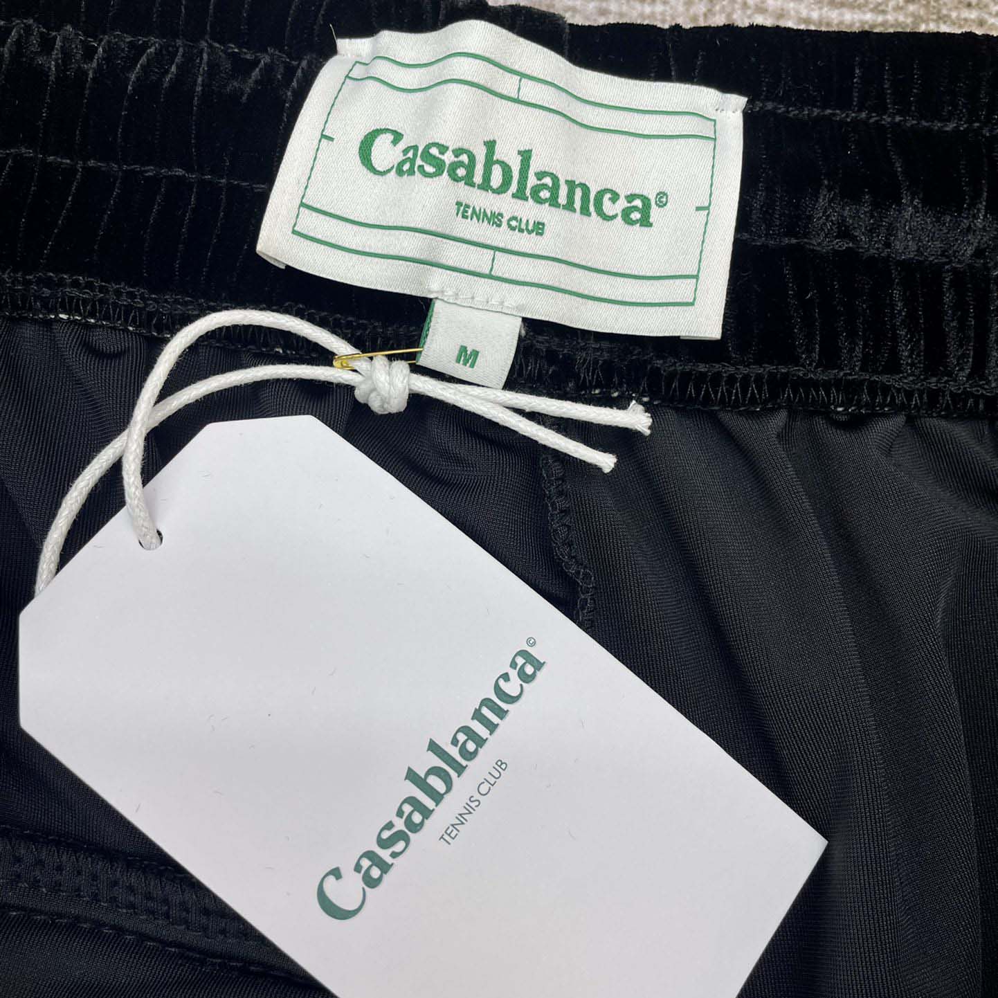 Casablanca Velour Laurel Shorts   c937 - DopestKickz