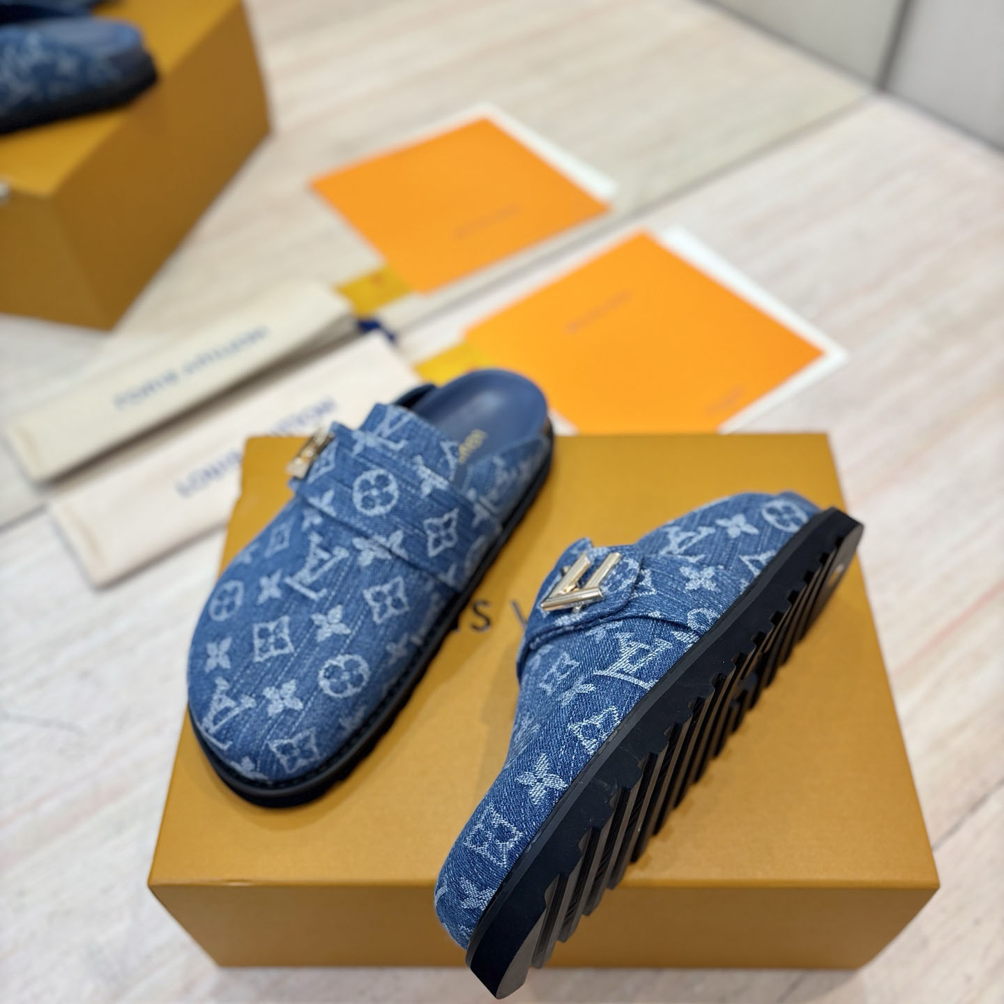 Louis Vuitton LV Cosy Comfort Mule  - DopestKickz