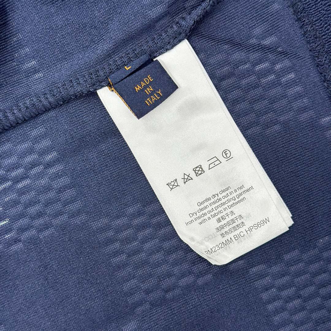 Louis Vuitton Damier French Terry Short-Sleeved Cotton-Blend Shirt   1AGK51 - DopestKickz