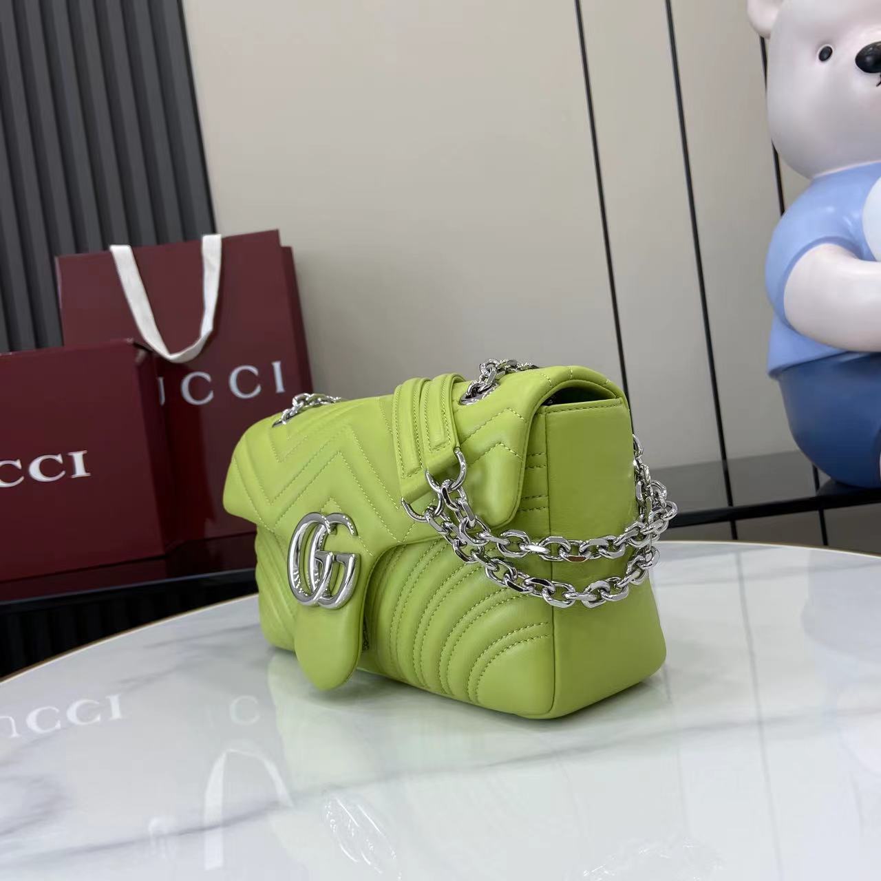 Gucci GG Marmont Medium Shoulder Bag - DopestKickz