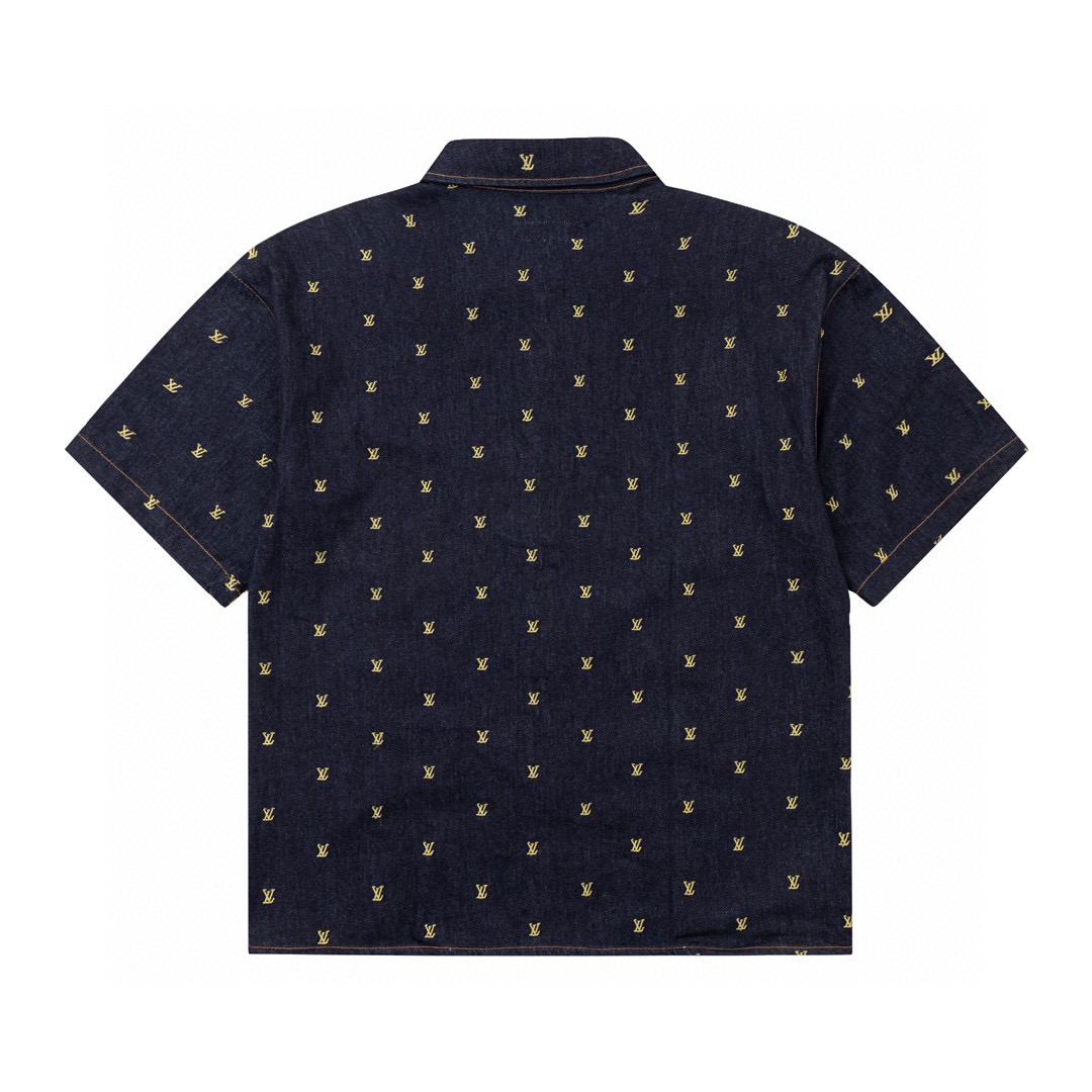 Louis Vuitton Denim Shirts  yf1210  (50% Off Sale) - DopestKickz