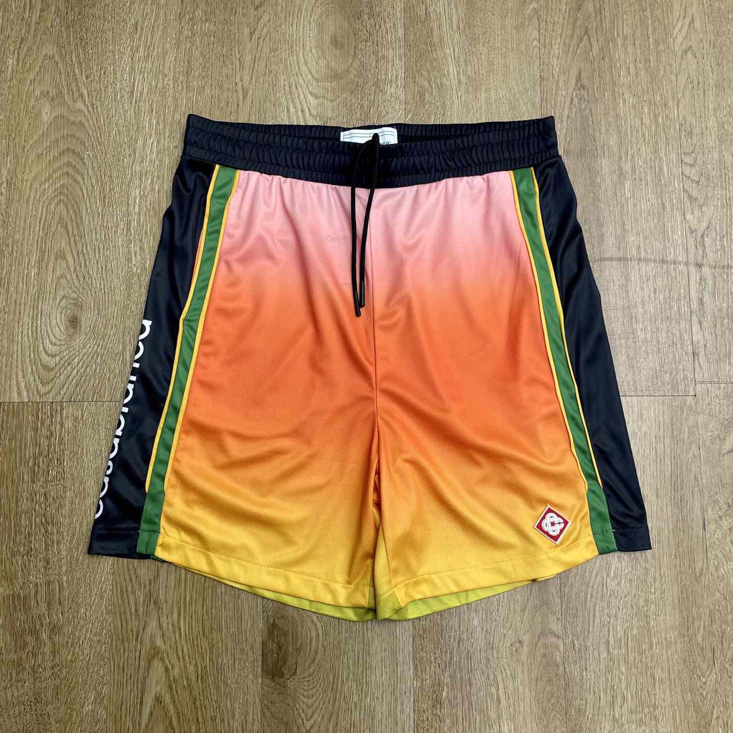 Casablanca Pastel Gradient Football Shorts   C1009 - DopestKickz