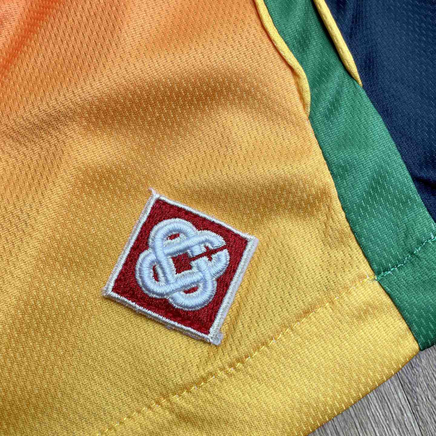 Casablanca Pastel Gradient Football Shorts   C1009 - DopestKickz