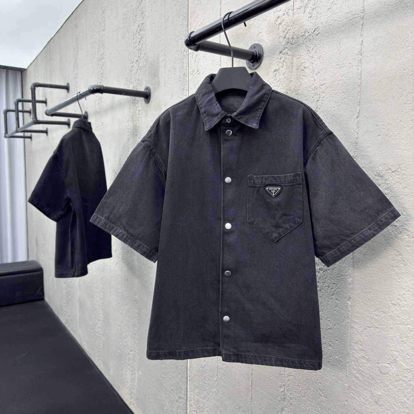 Prada Denim Shirt - DopestKickz