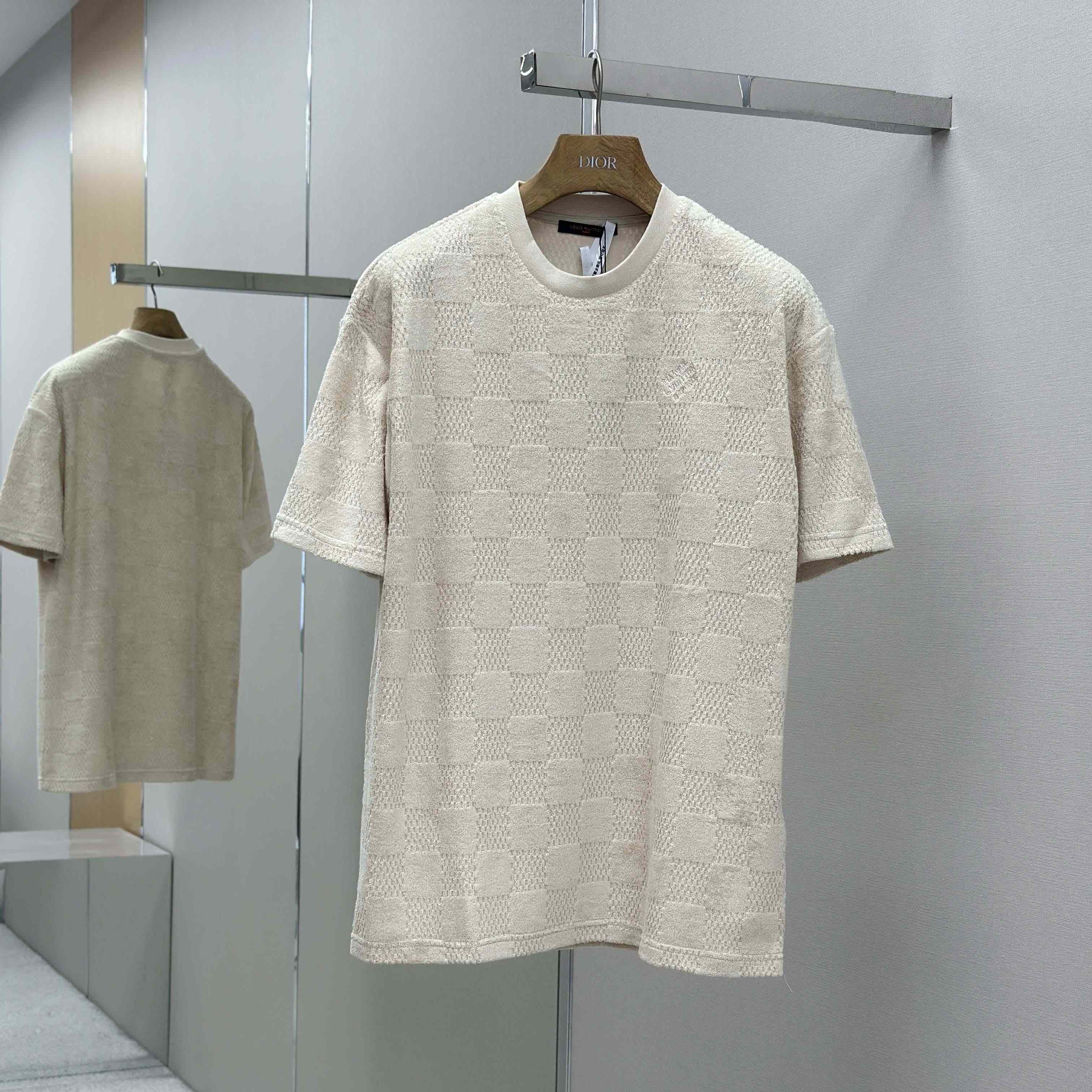 Louis Vuitton Damier French Terry T-Shirt   1AHUVC - DopestKickz