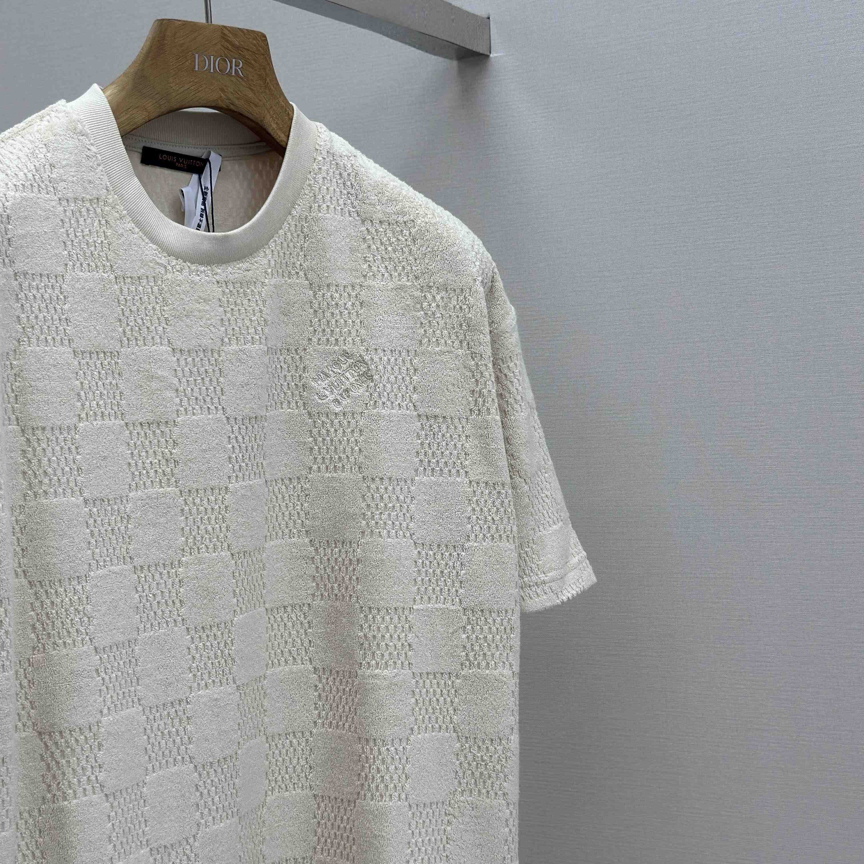 Louis Vuitton Damier French Terry T-Shirt   1AHUVC - DopestKickz