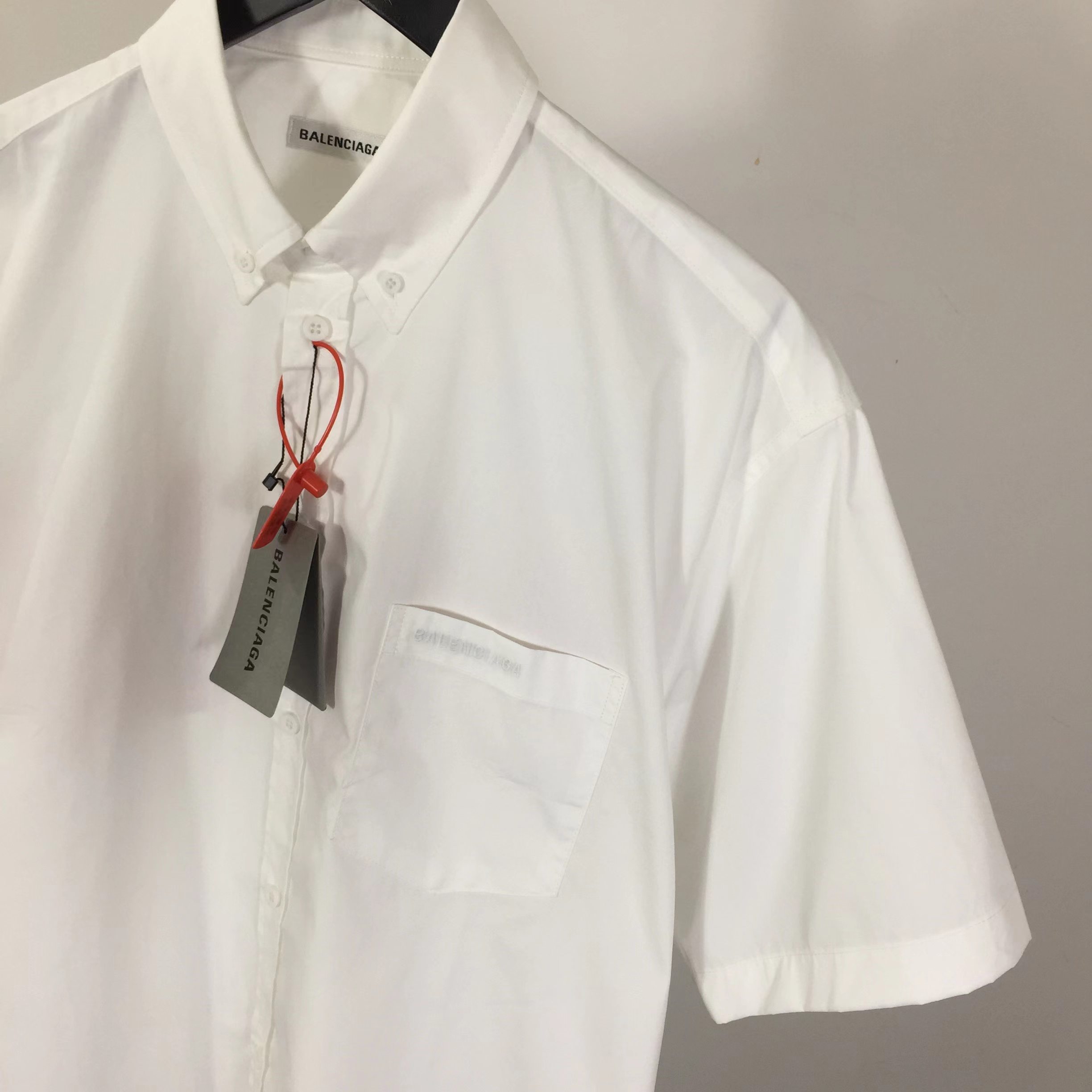 Balenciaga Security Tape Logo  Shirt - DopestKickz