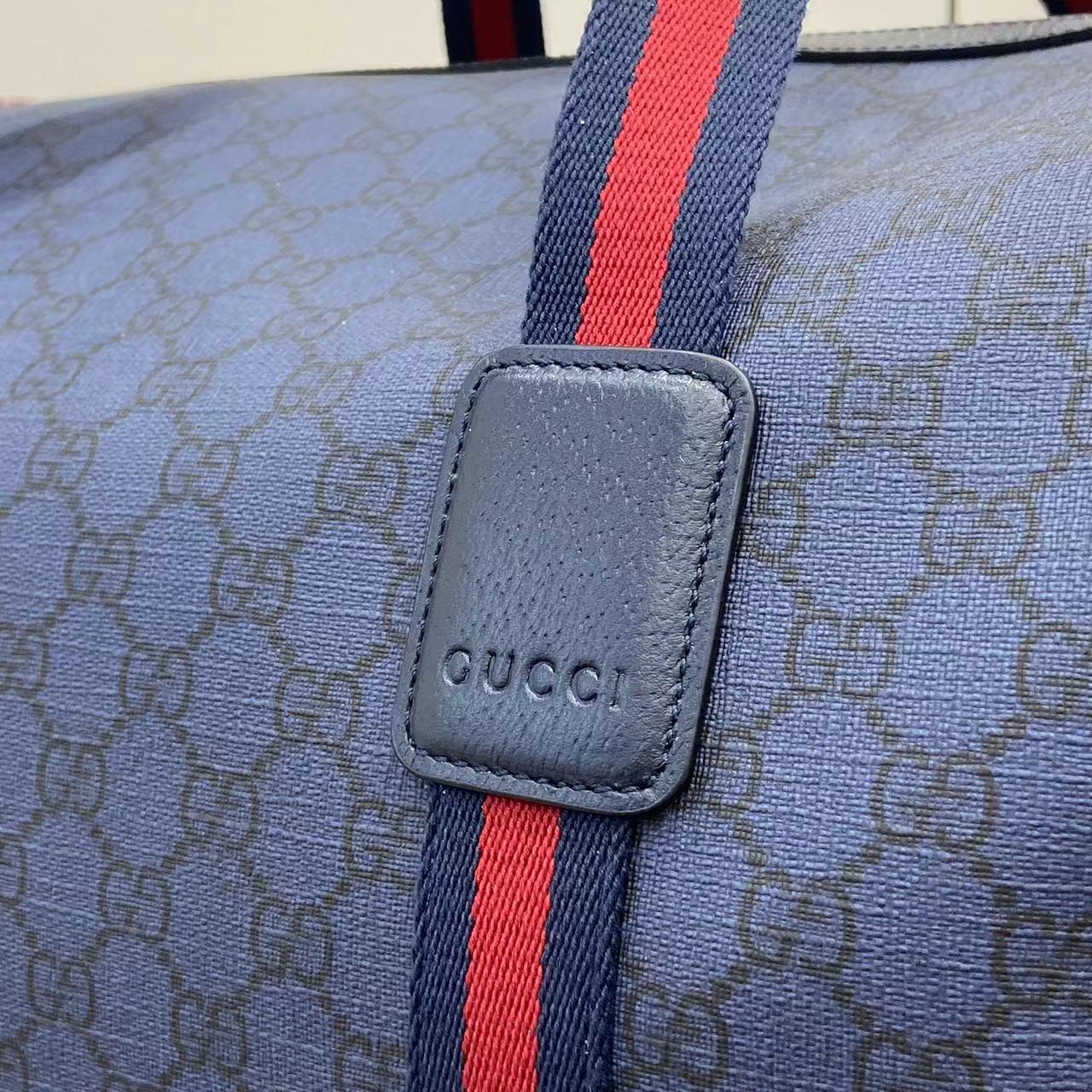 Gucci Medium Duffle Bag With Web - DopestKickz
