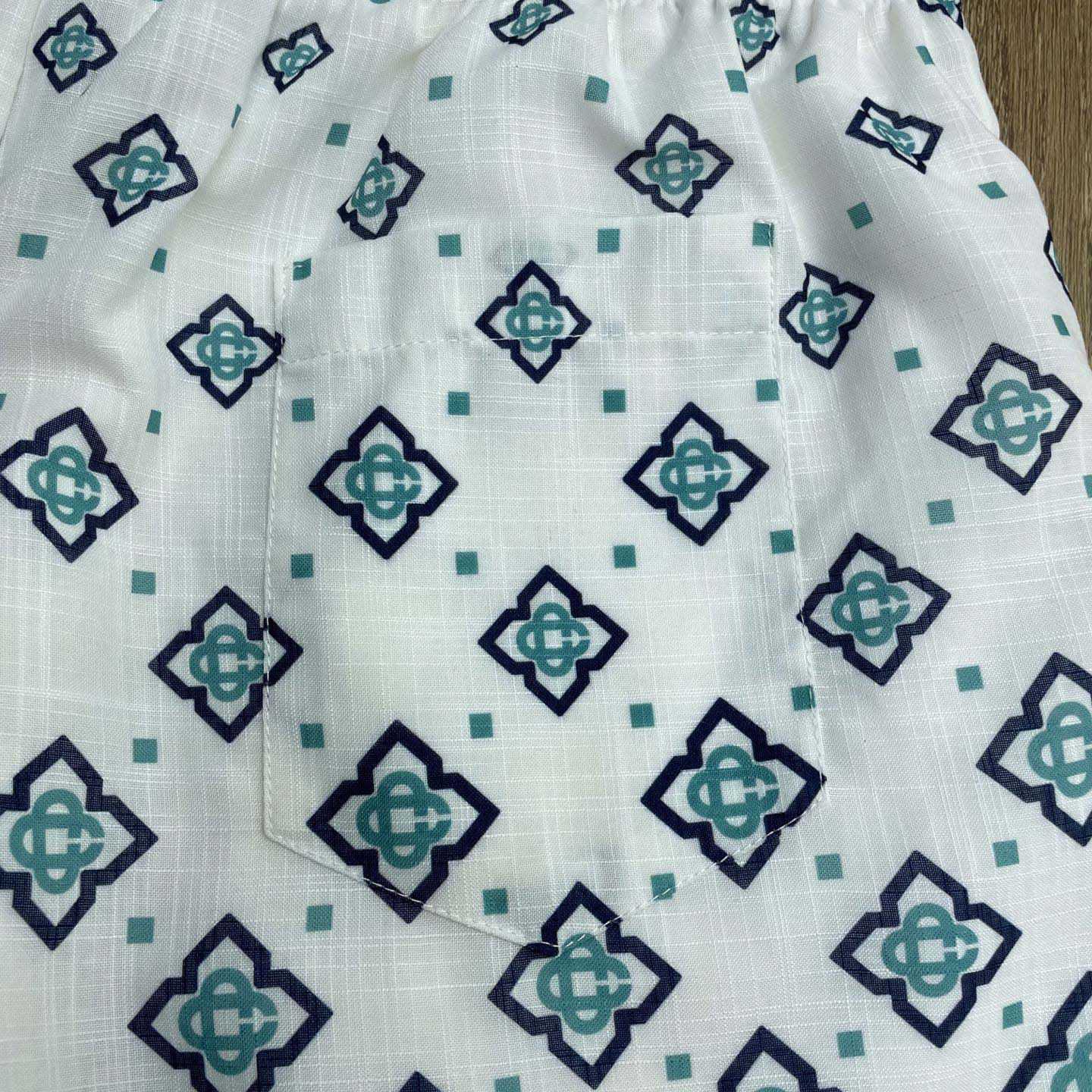 Casablanca Gradient Monogram Silk Shorts    CA3539 - DopestKickz