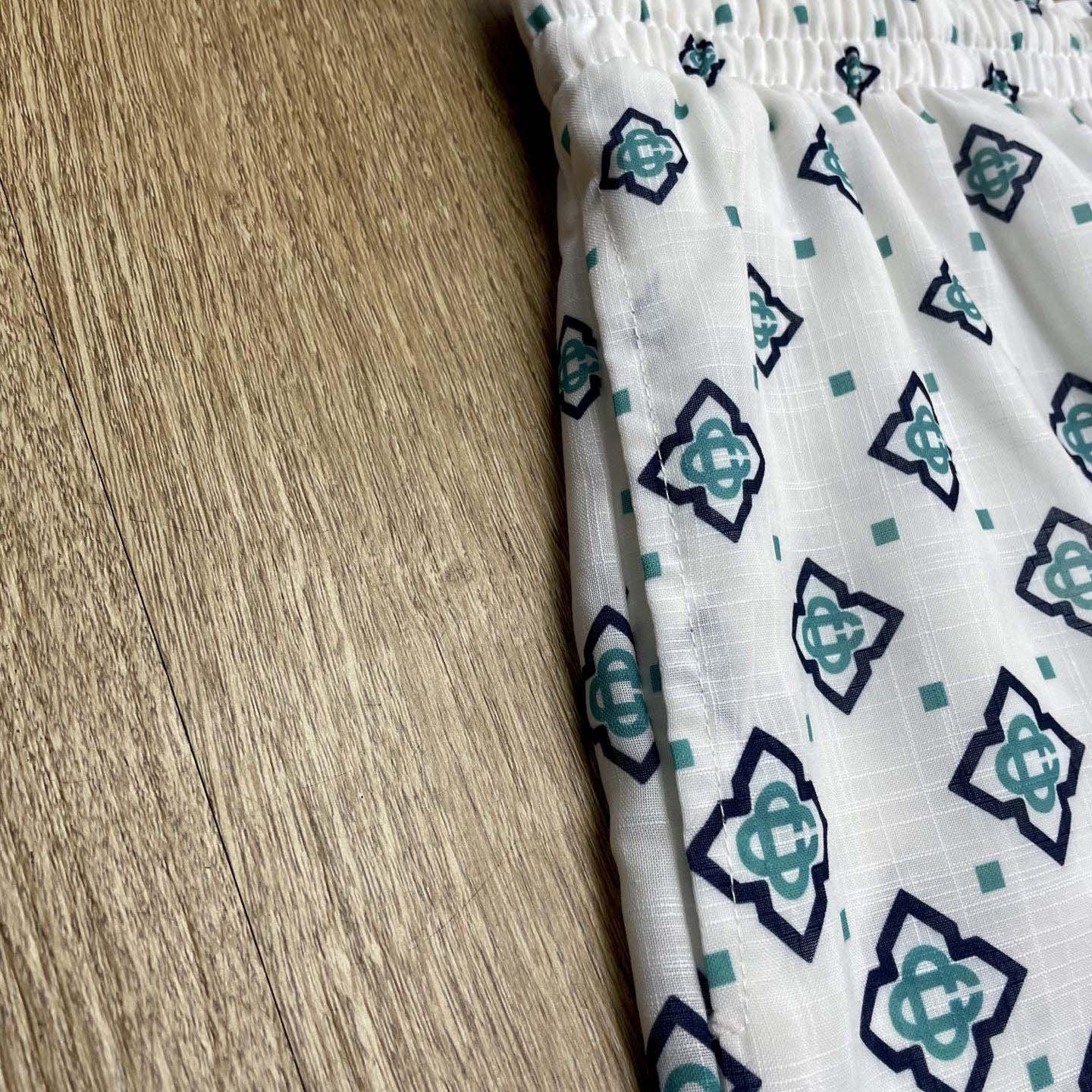 Casablanca Gradient Monogram Silk Shorts    CA3539 - DopestKickz